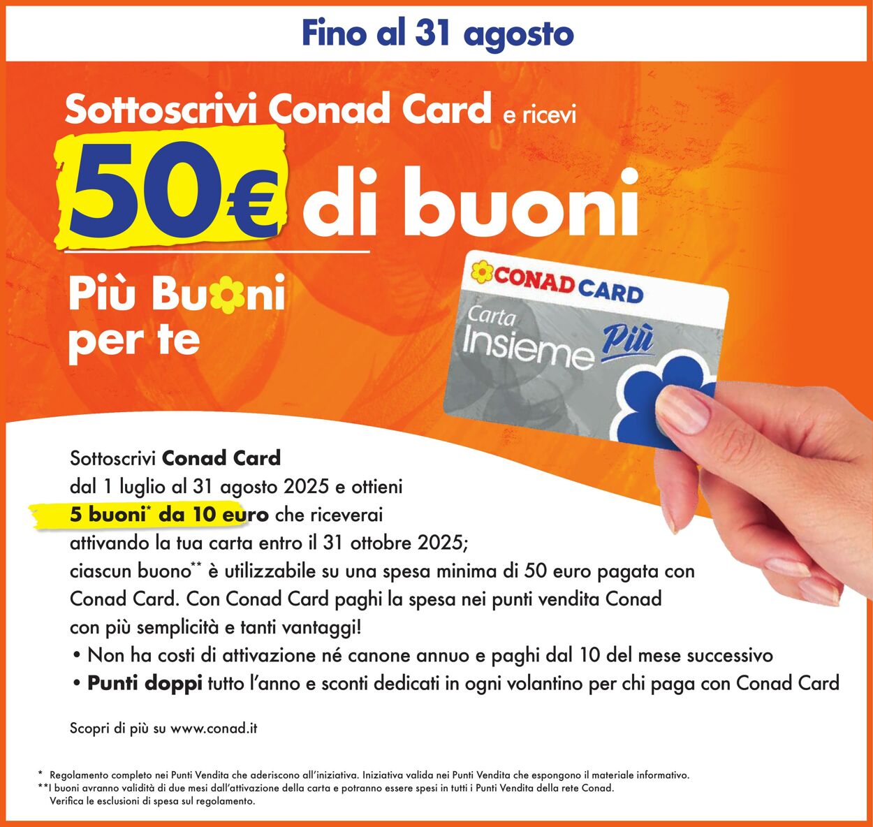 Volantino Conad 10.08.2025 - 10.08.2025