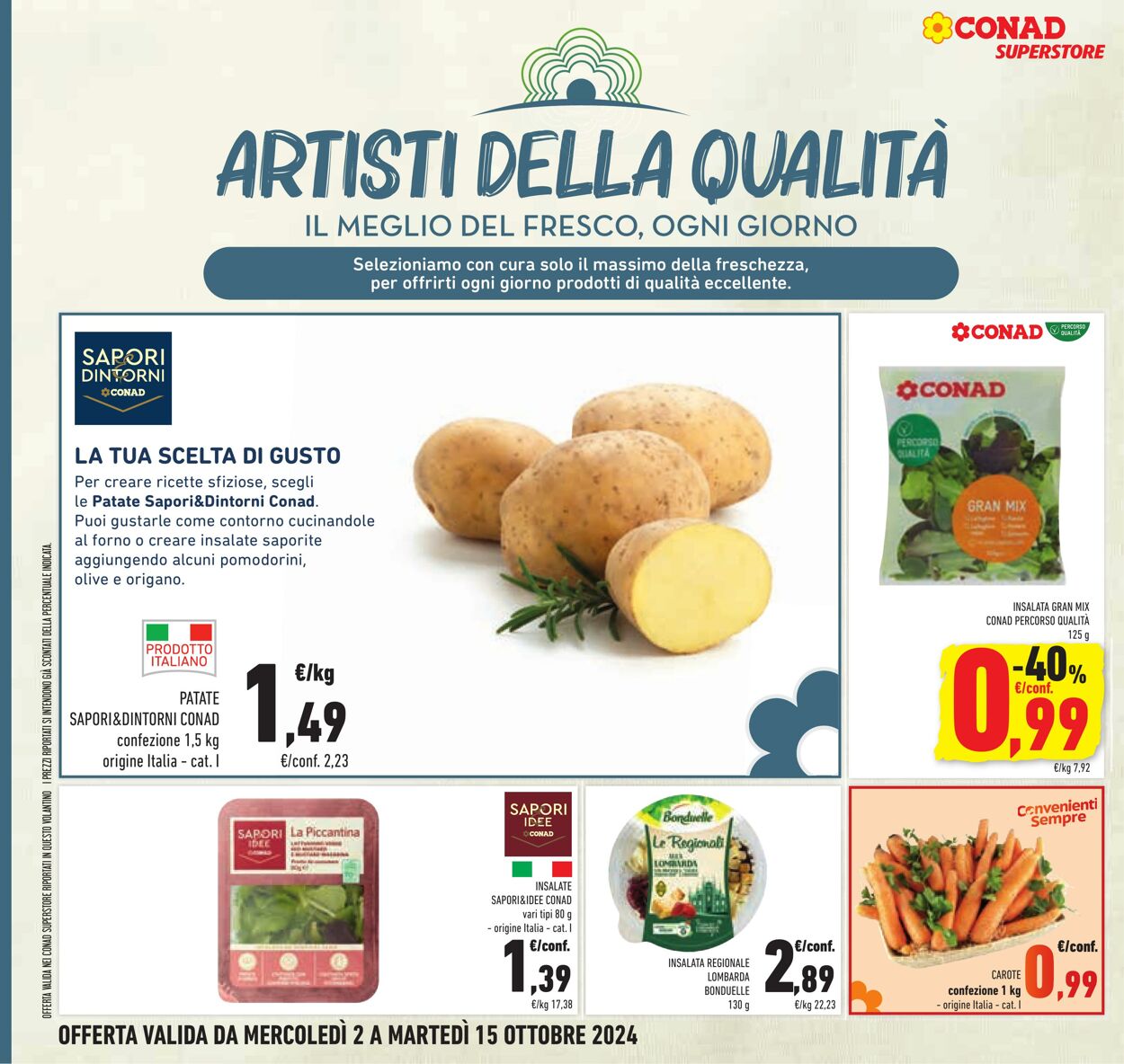 Volantino Conad 16.10.2024 - 30.10.2024