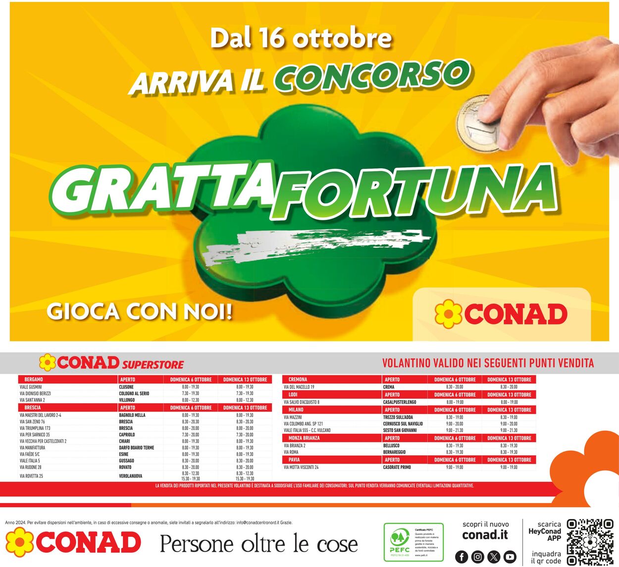 Volantino Conad 16.10.2024 - 30.10.2024