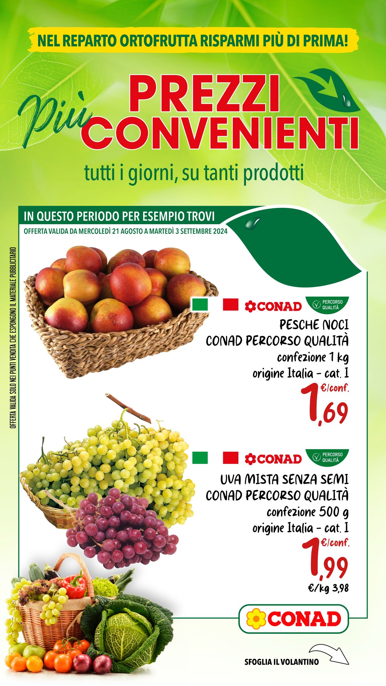 Volantino Conad 20.08.2024 - 03.09.2024