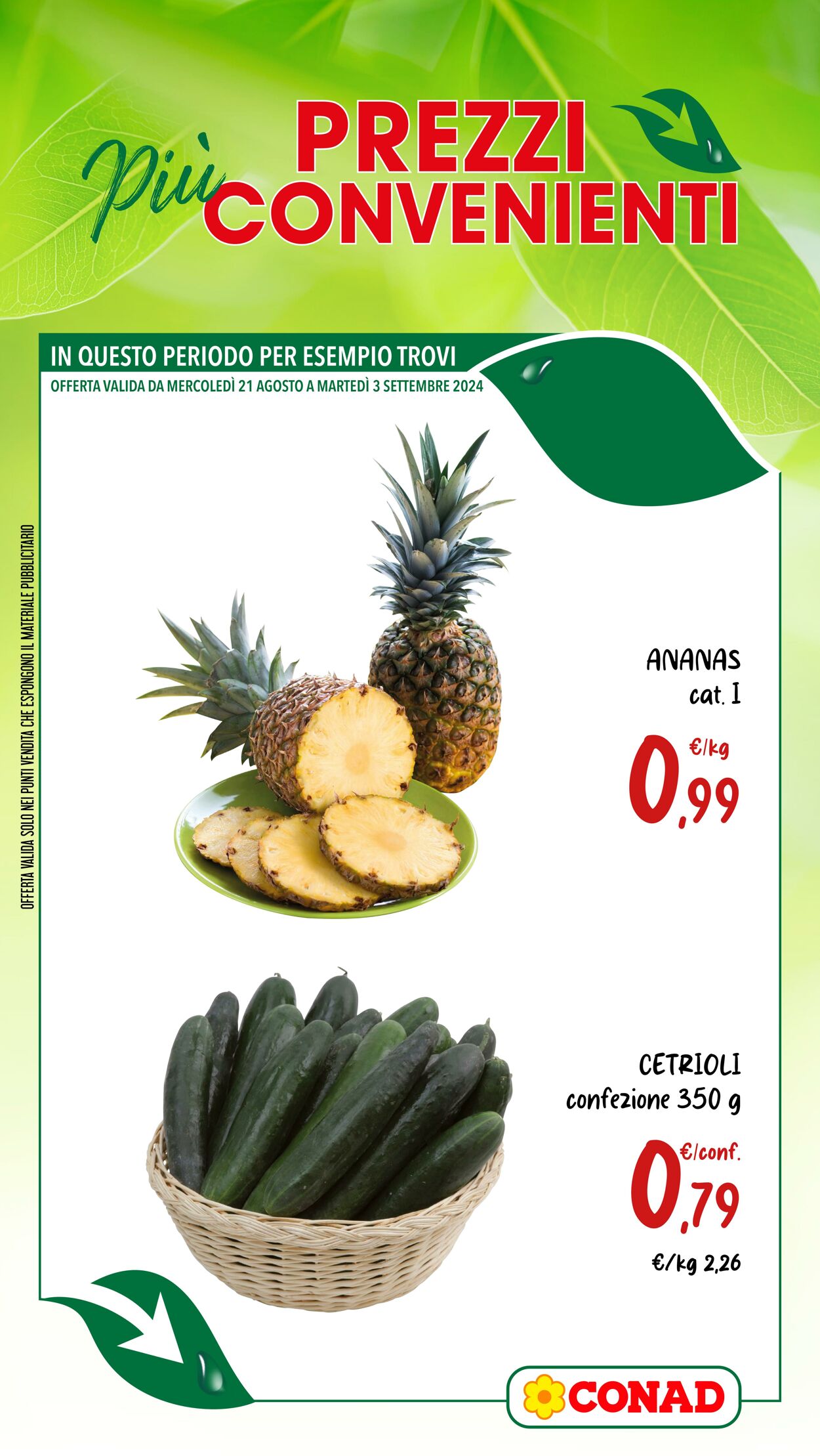 Volantino Conad 20.08.2024 - 03.09.2024