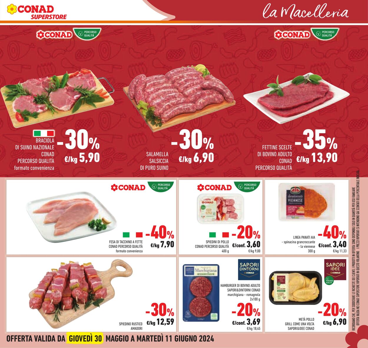 Volantino Conad 30.05.2024 - 11.06.2024