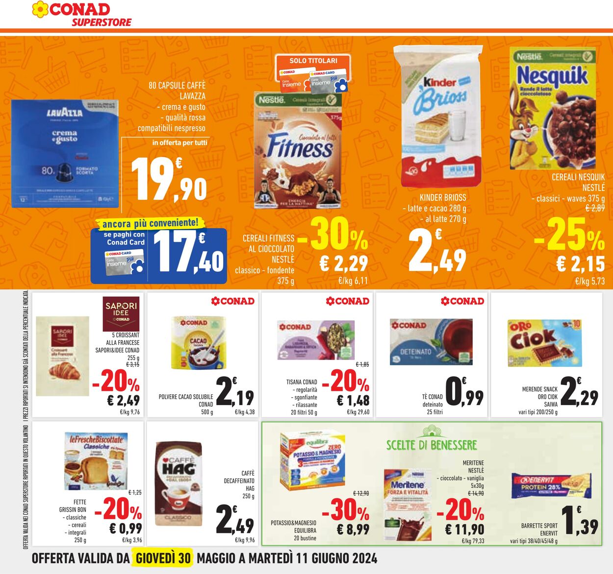 Volantino Conad 30.05.2024 - 11.06.2024