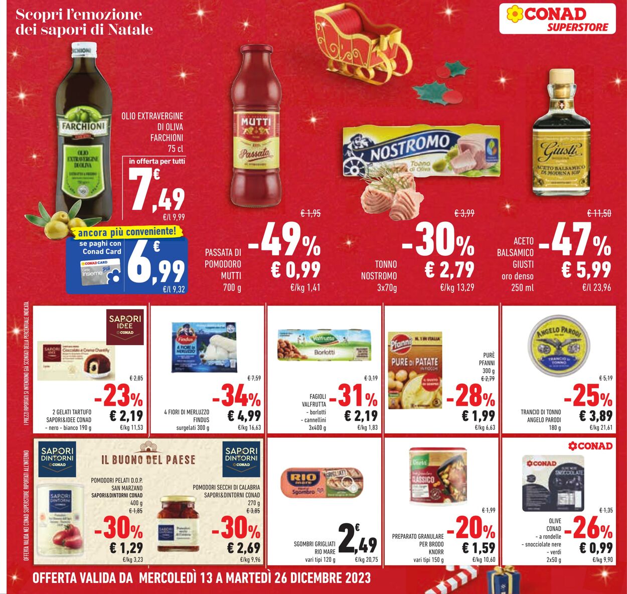 Volantino Conad 13.12.2023 - 26.12.2023