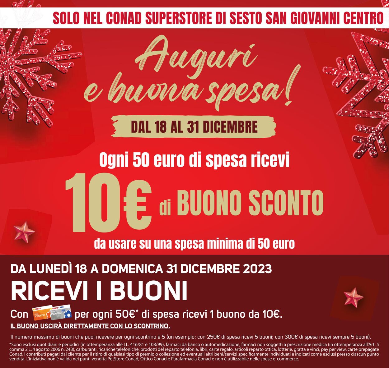 Volantino Conad 13.12.2023 - 26.12.2023