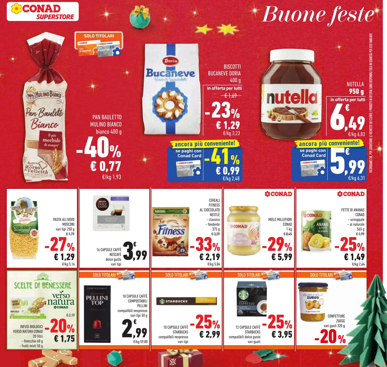 Volantino Conad 13.12.2023 - 26.12.2023