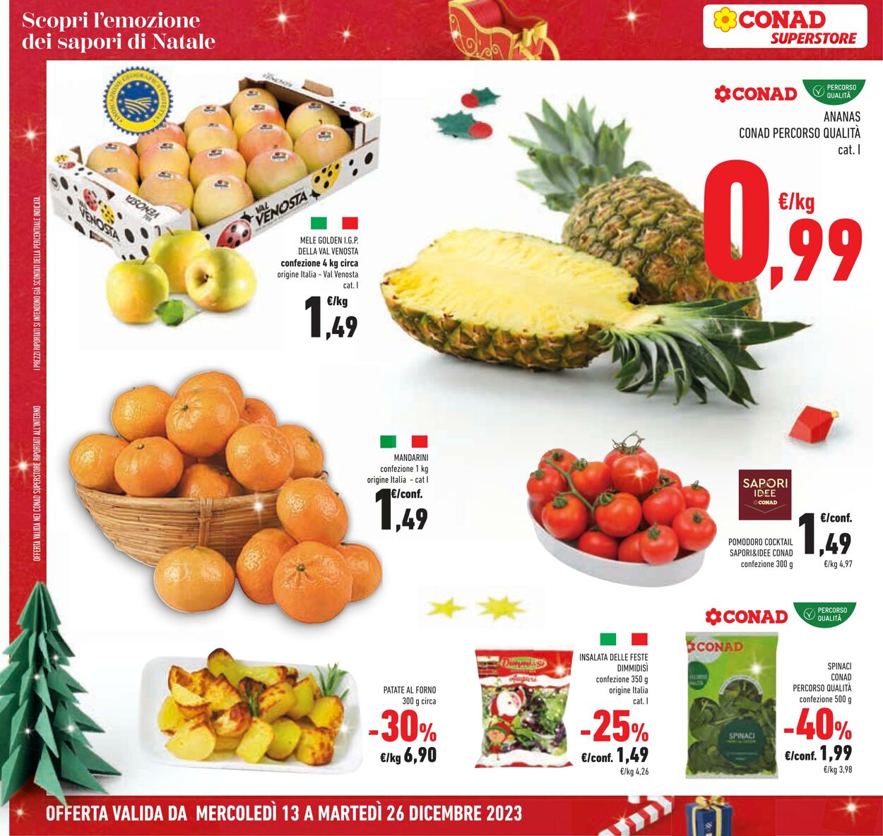 Volantino Conad 13.12.2023 - 26.12.2023