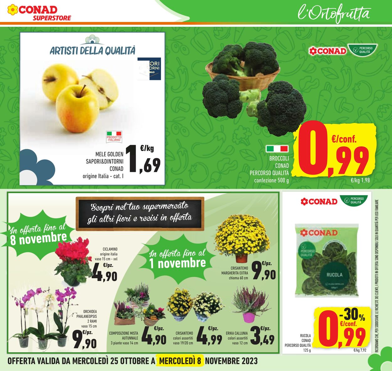 Volantino Conad 25.10.2023 - 08.11.2023