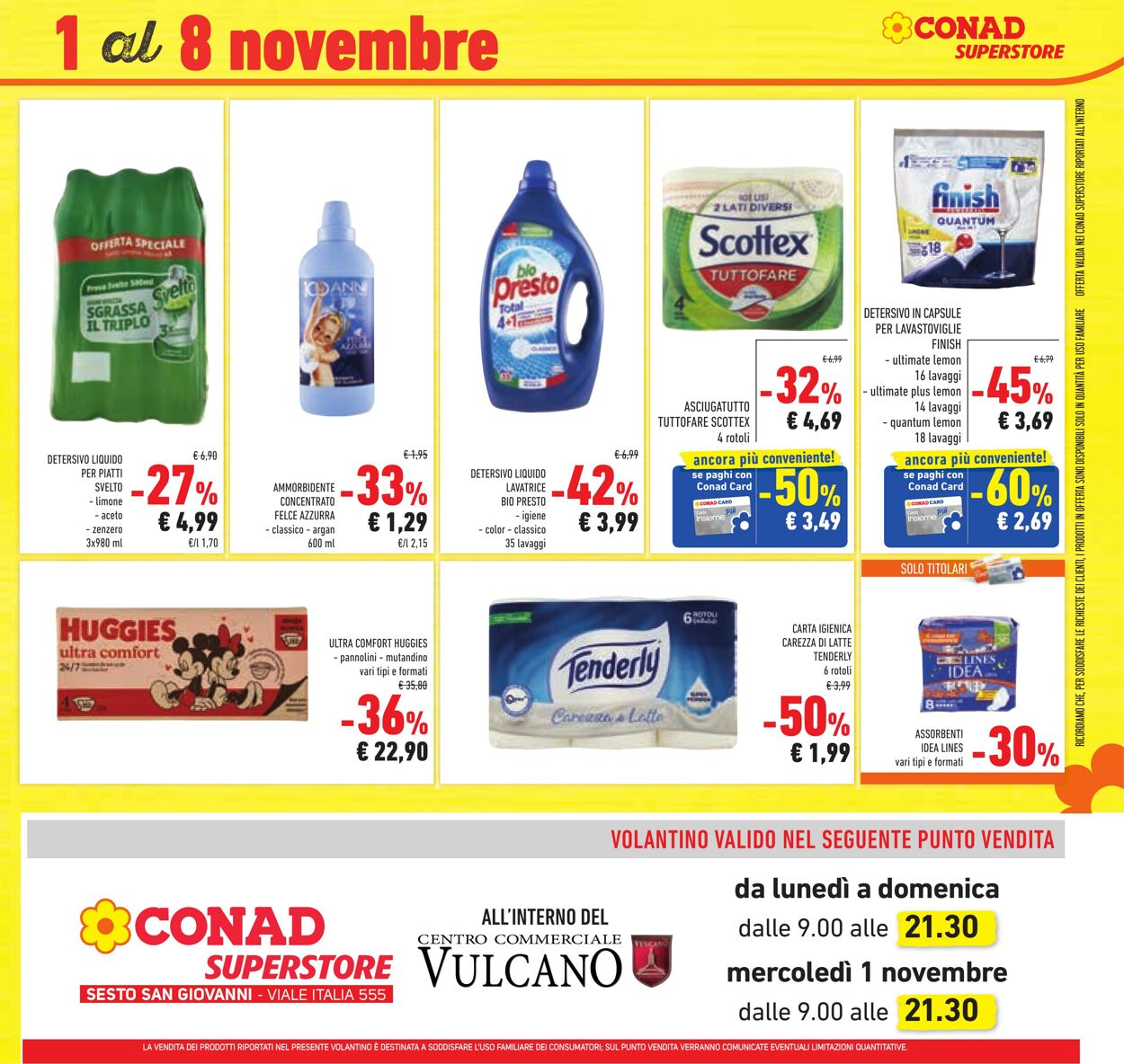 Volantino Conad 25.10.2023 - 08.11.2023