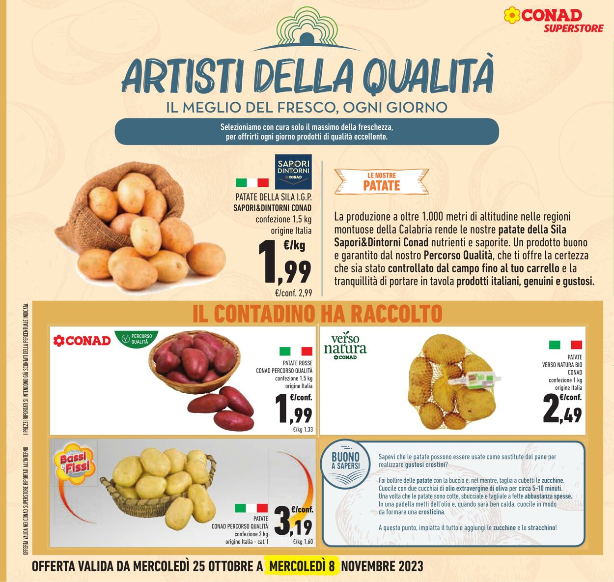 Volantino Conad 25.10.2023 - 08.11.2023