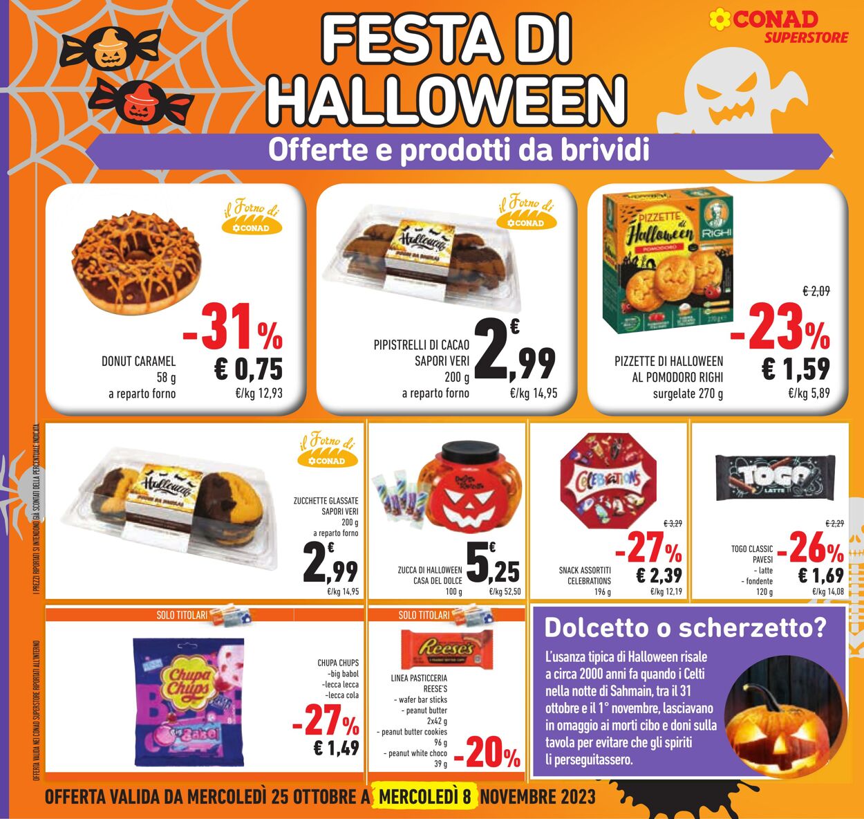 Volantino Conad 25.10.2023 - 08.11.2023