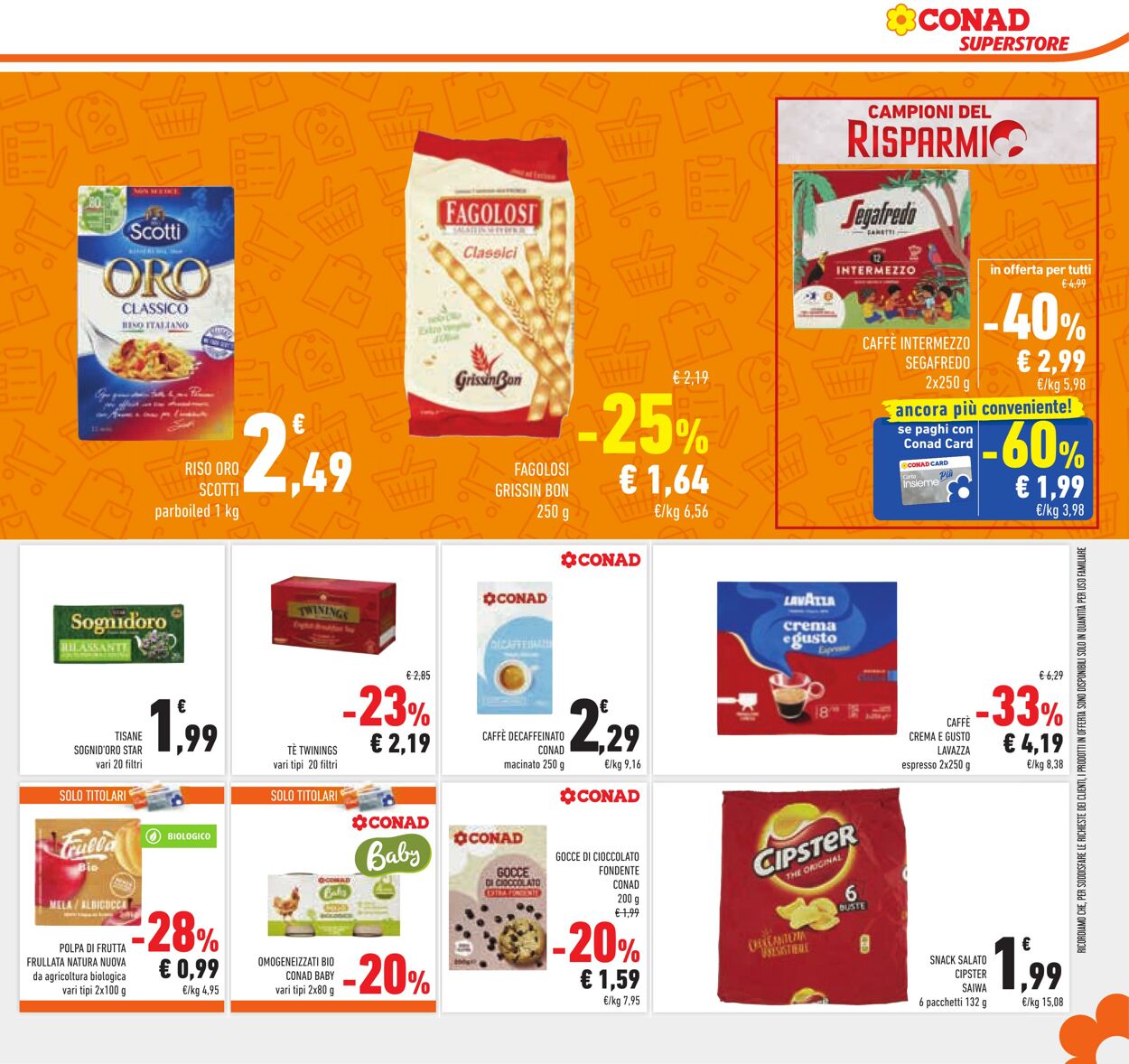 Volantino Conad 25.10.2023 - 08.11.2023