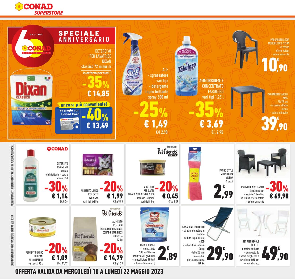 Volantino Conad 10.05.2023 - 22.05.2023