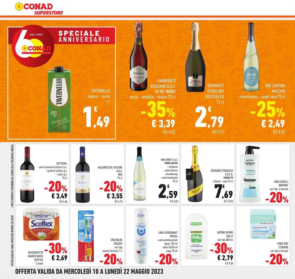 Volantino Conad 10.05.2023 - 22.05.2023