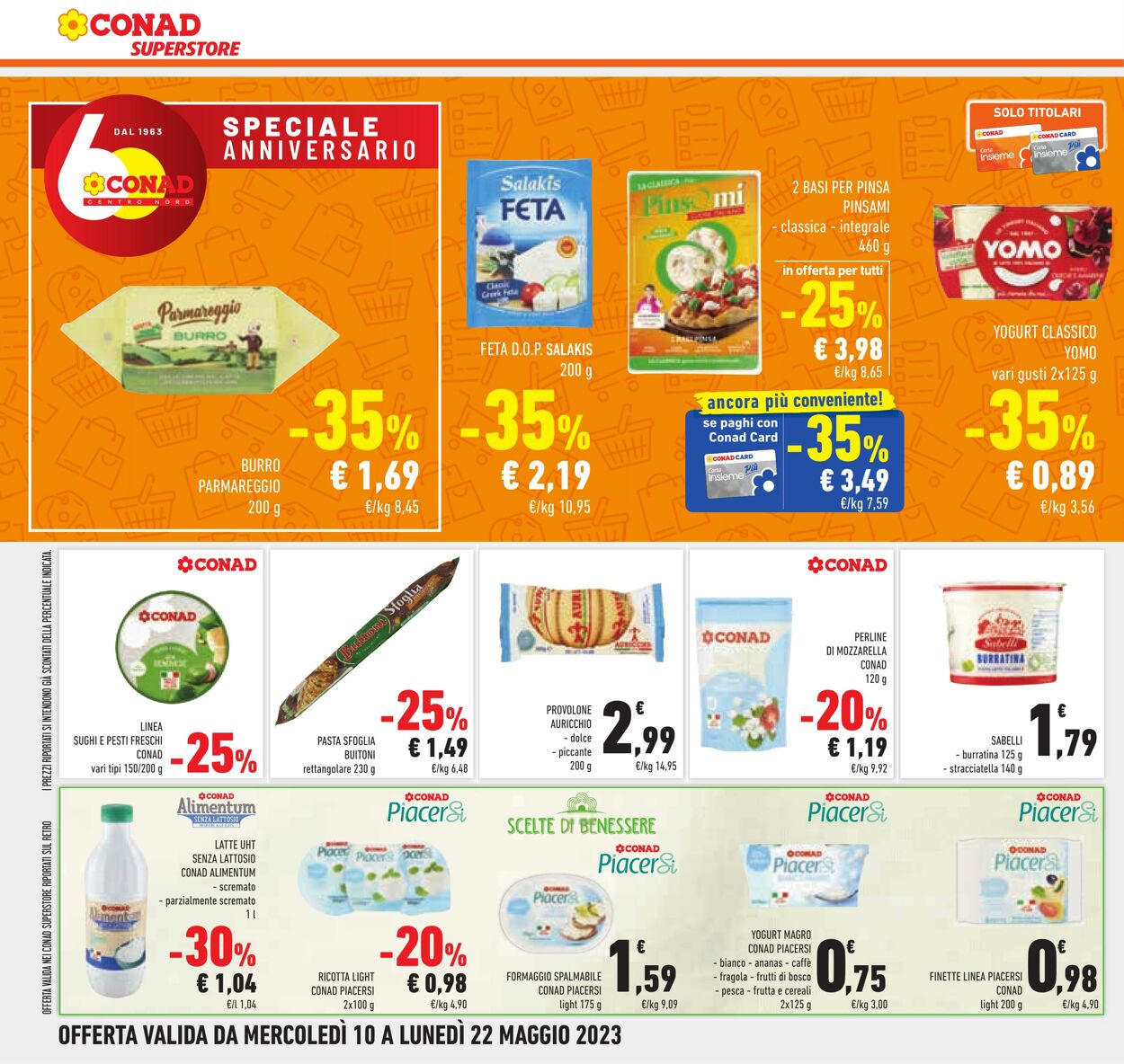 Volantino Conad 10.05.2023 - 22.05.2023