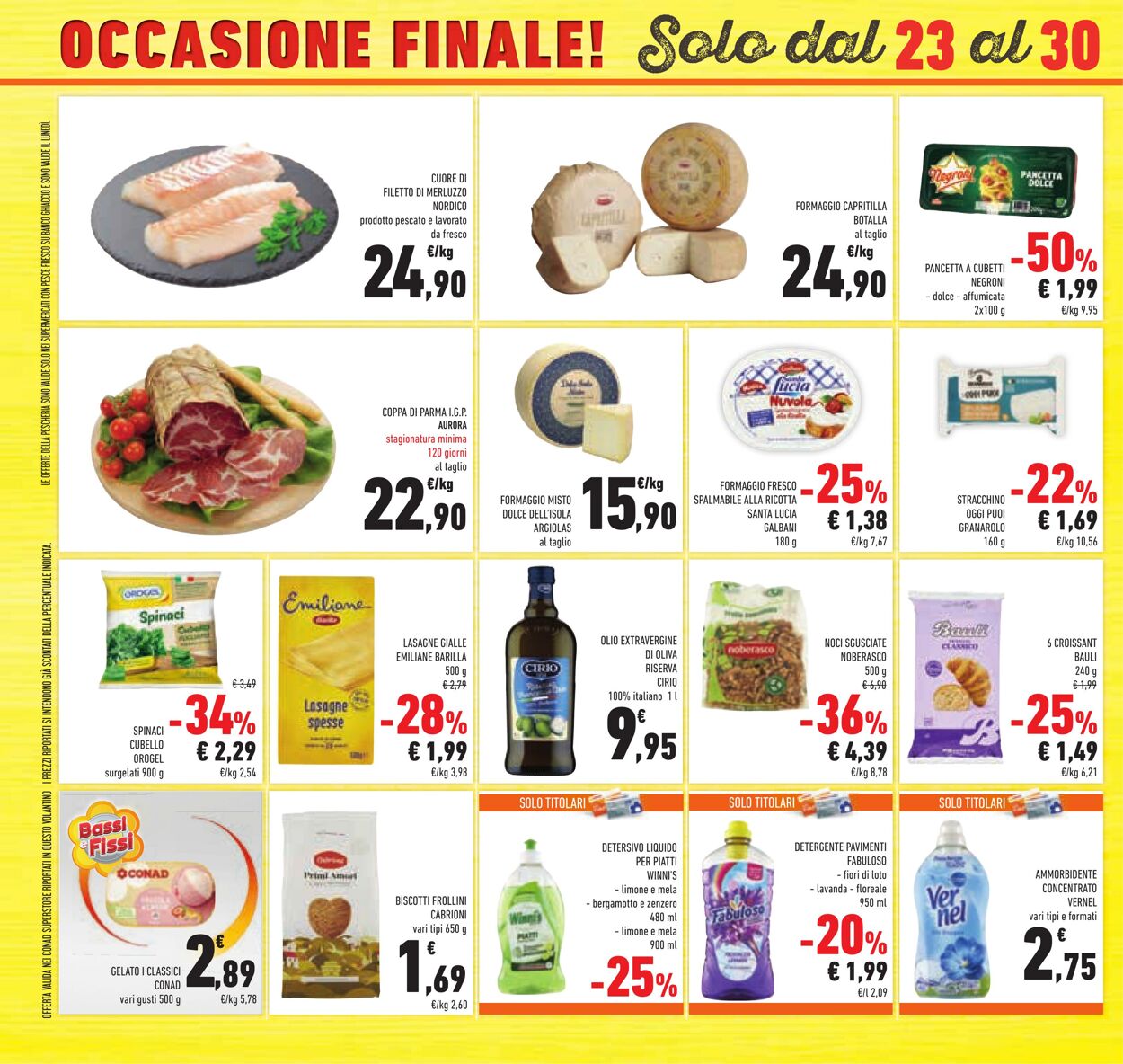 Volantino Conad 16.10.2024 - 30.10.2024