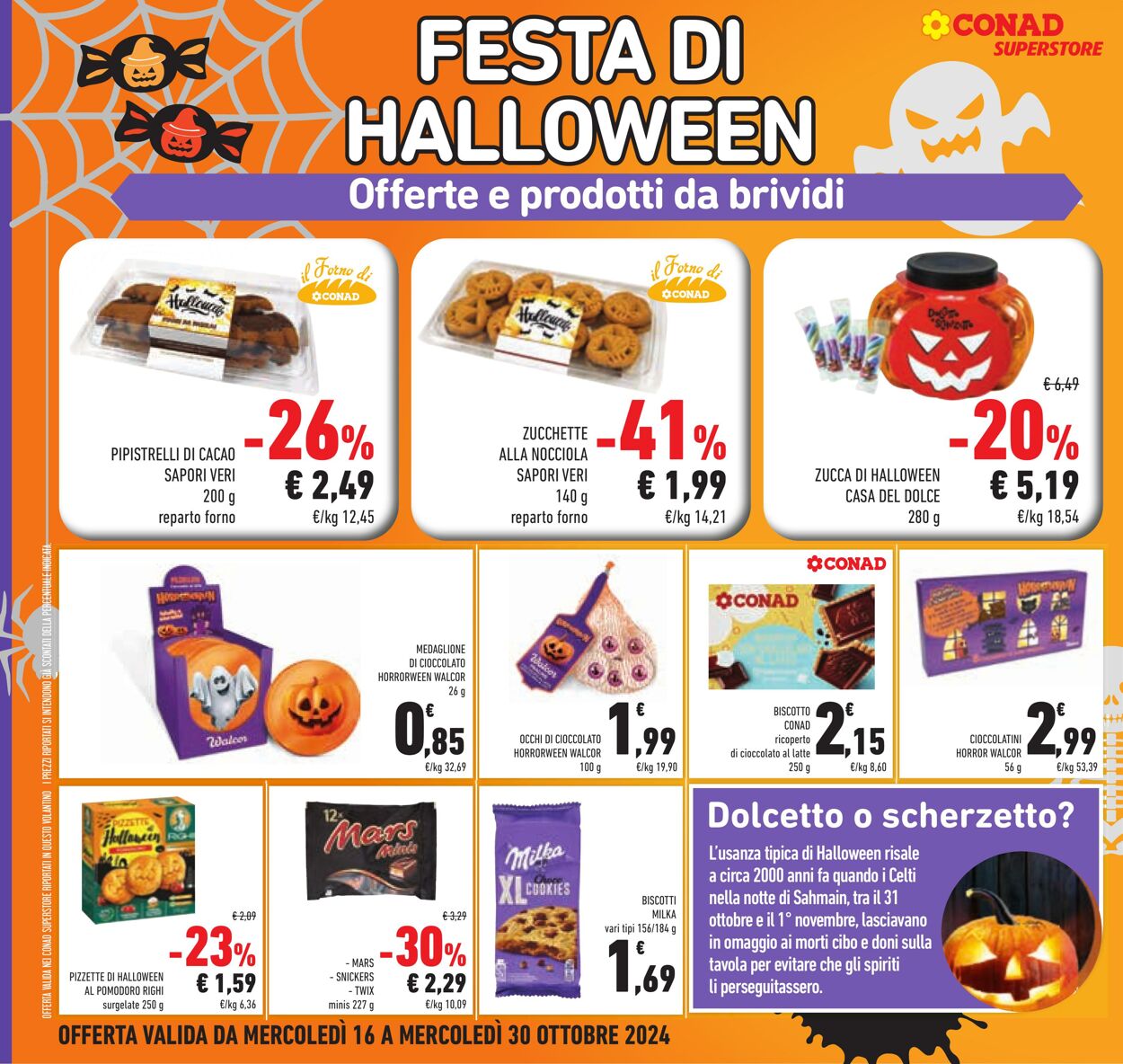 Volantino Conad 16.10.2024 - 30.10.2024