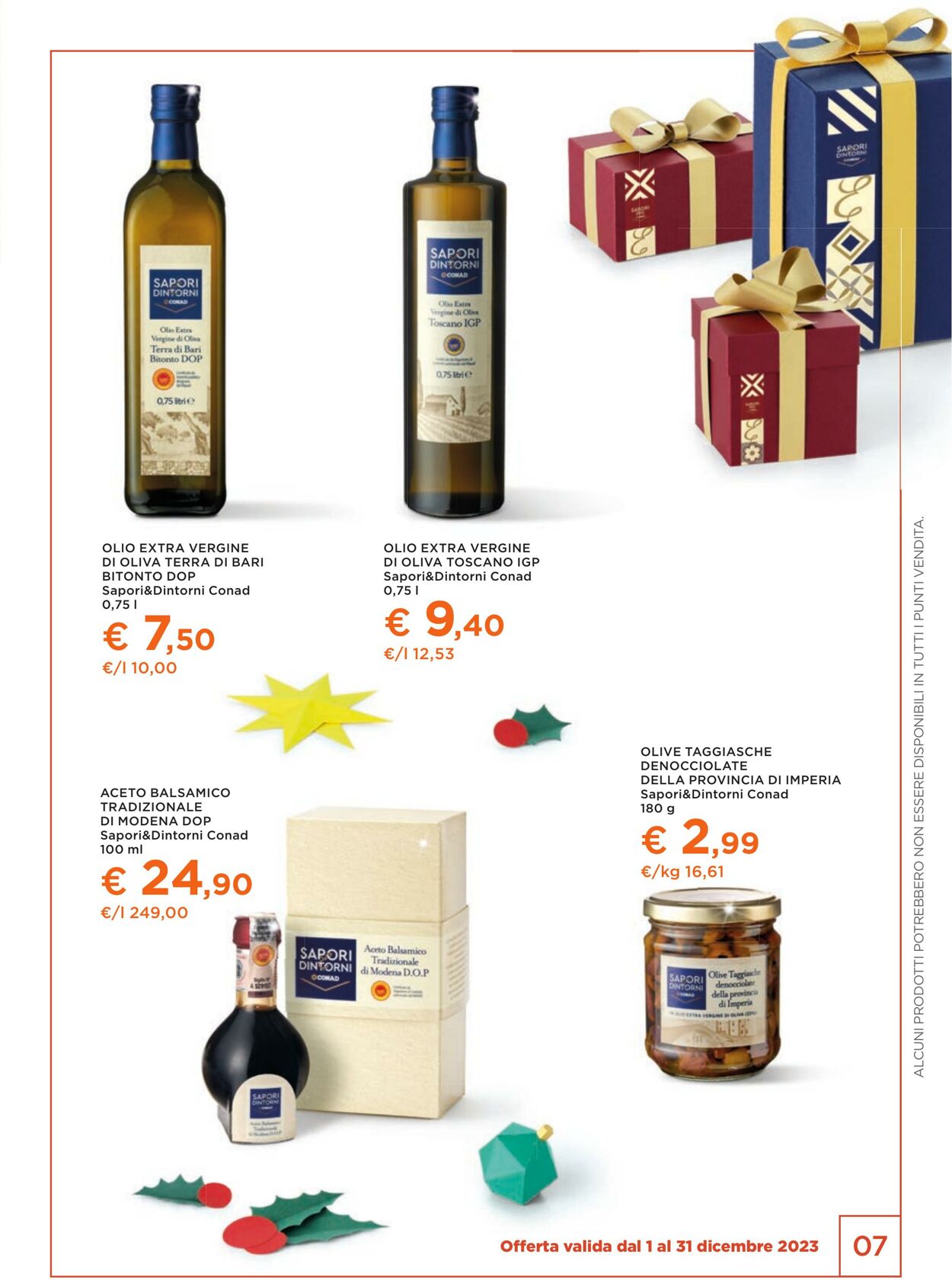 Volantino Conad 01.11.2023 - 31.12.2023