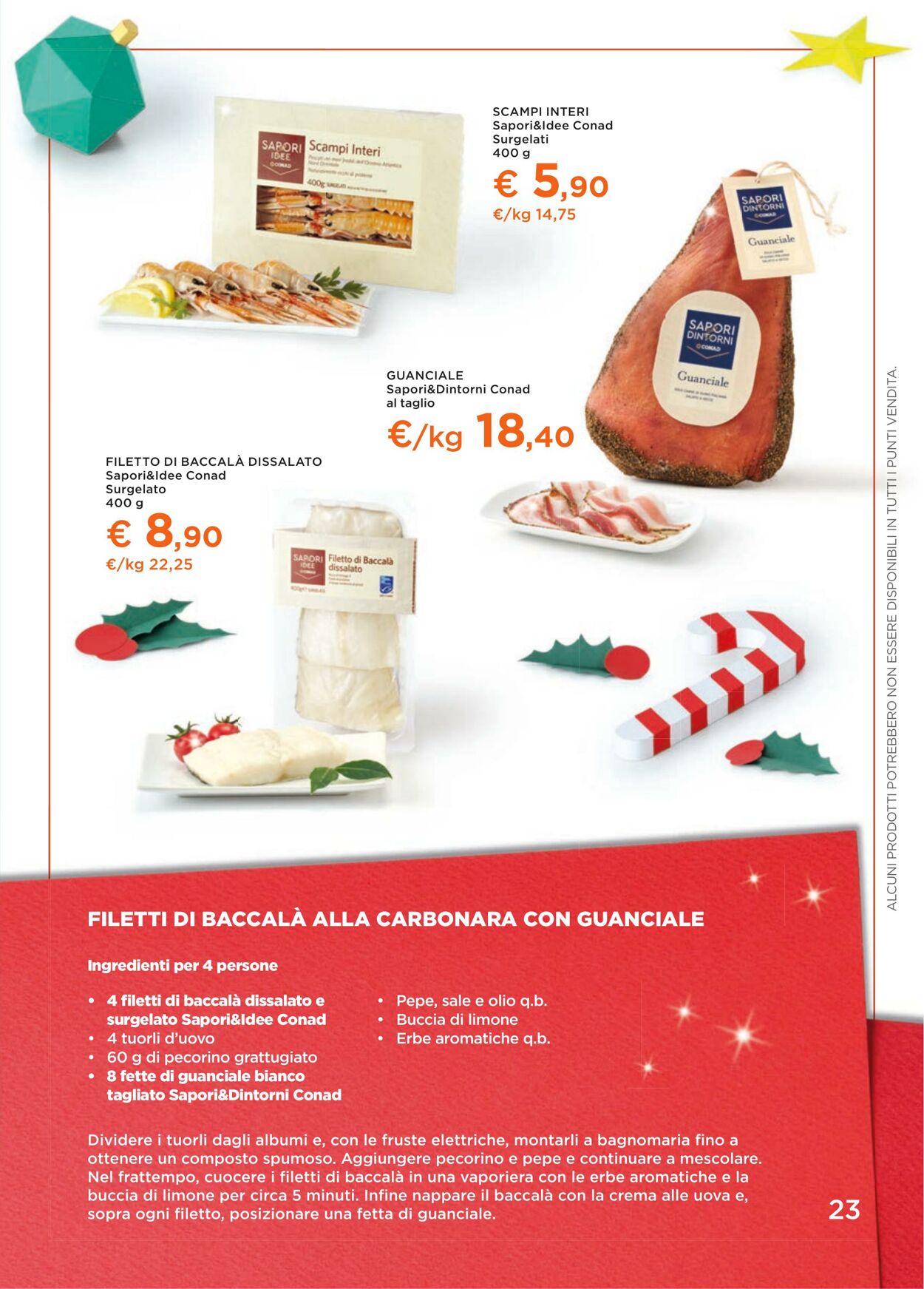 Volantino Conad 01.11.2023 - 31.12.2023