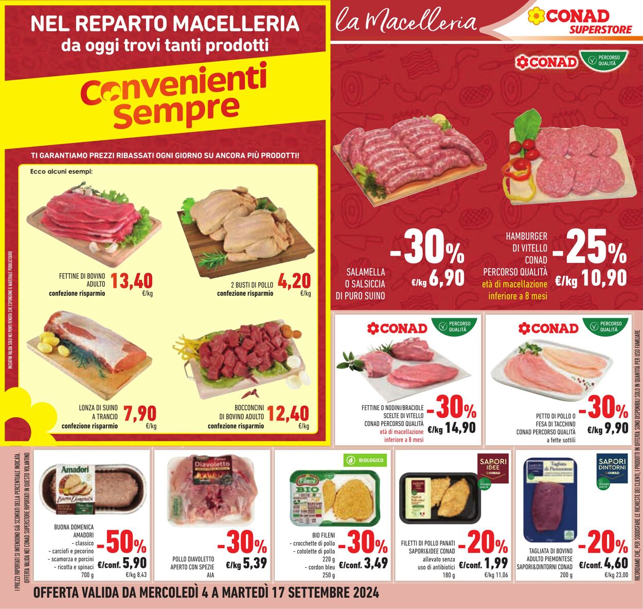 Volantino Conad 04.09.2024 - 17.09.2024