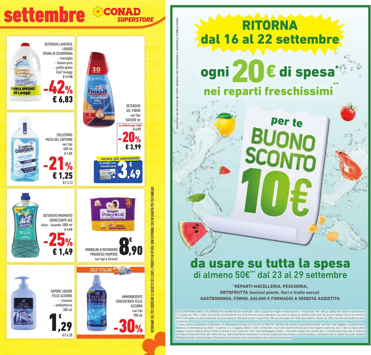 Volantino Conad 04.09.2024 - 17.09.2024