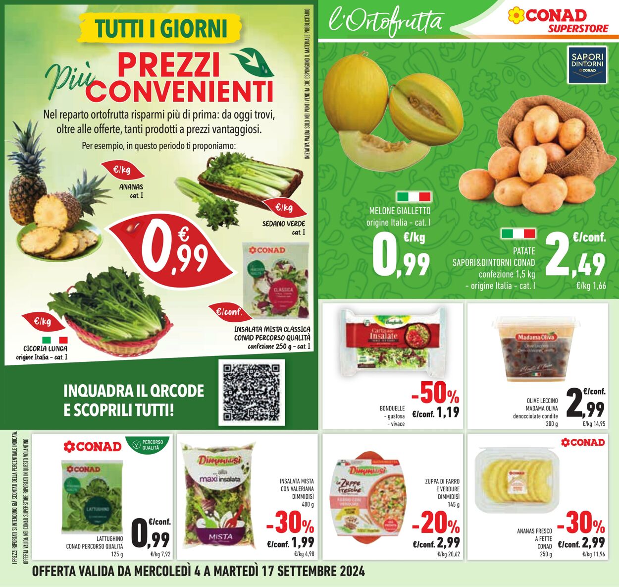 Volantino Conad 04.09.2024 - 17.09.2024