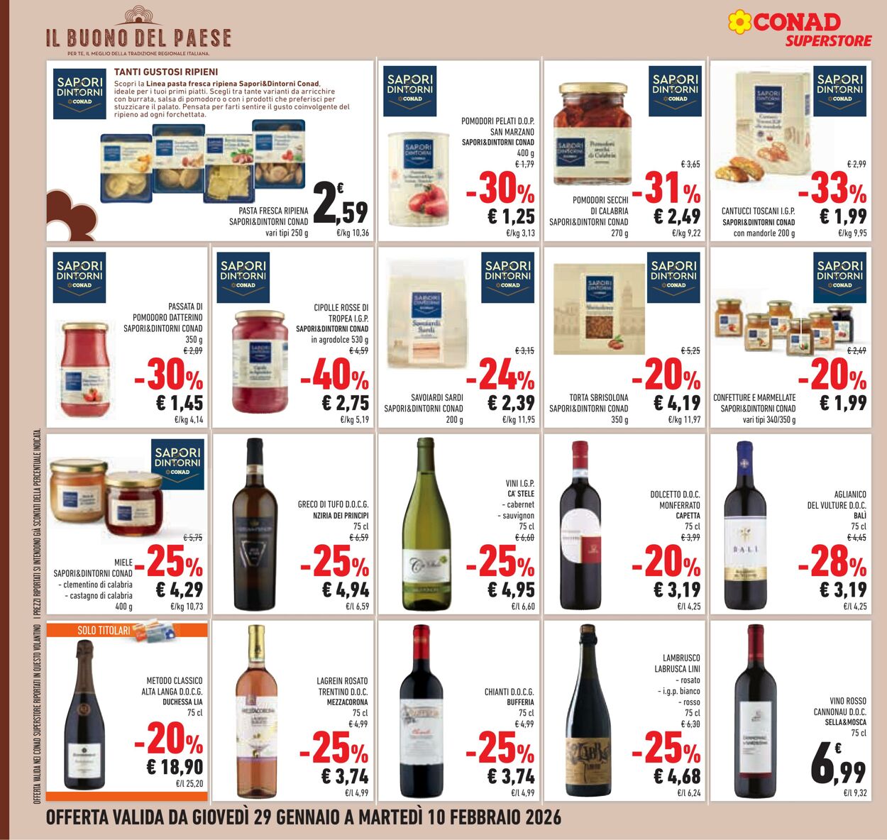 Volantino Conad 10.02.2026 - 10.02.2026