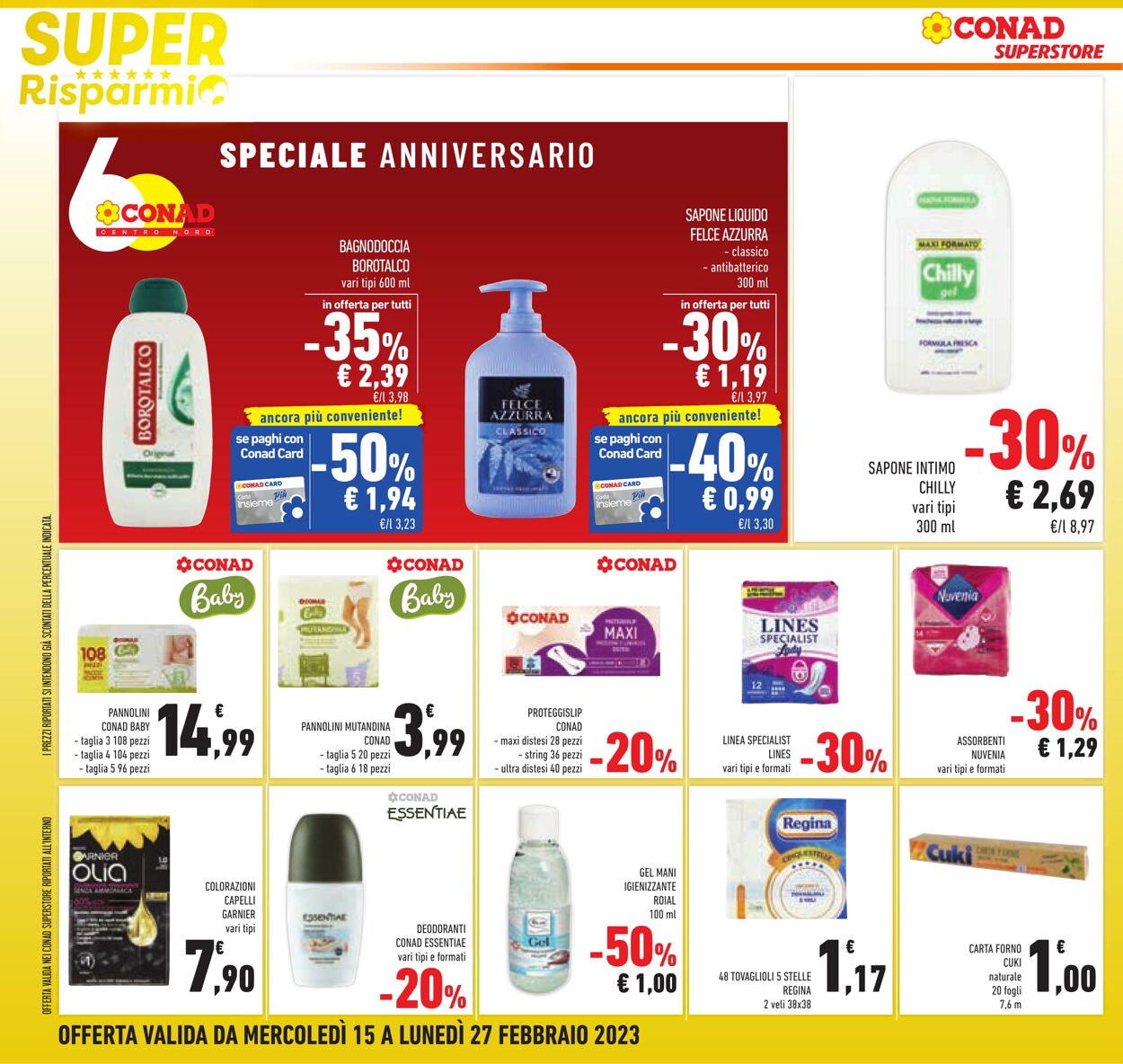 Volantino Conad 15.02.2023 - 27.02.2023