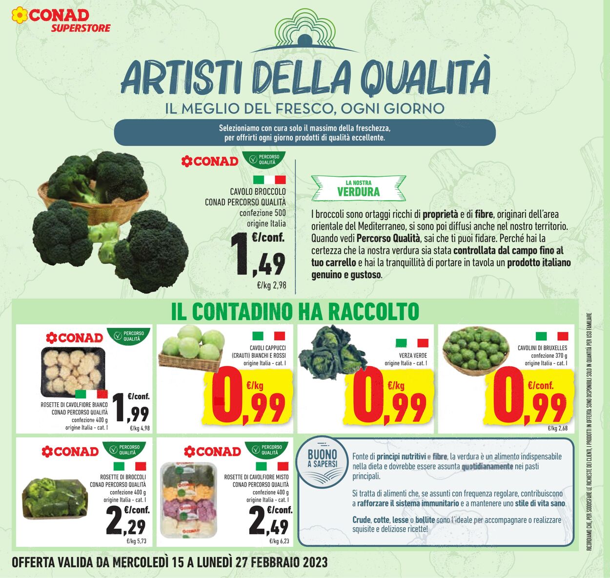 Volantino Conad 15.02.2023 - 27.02.2023