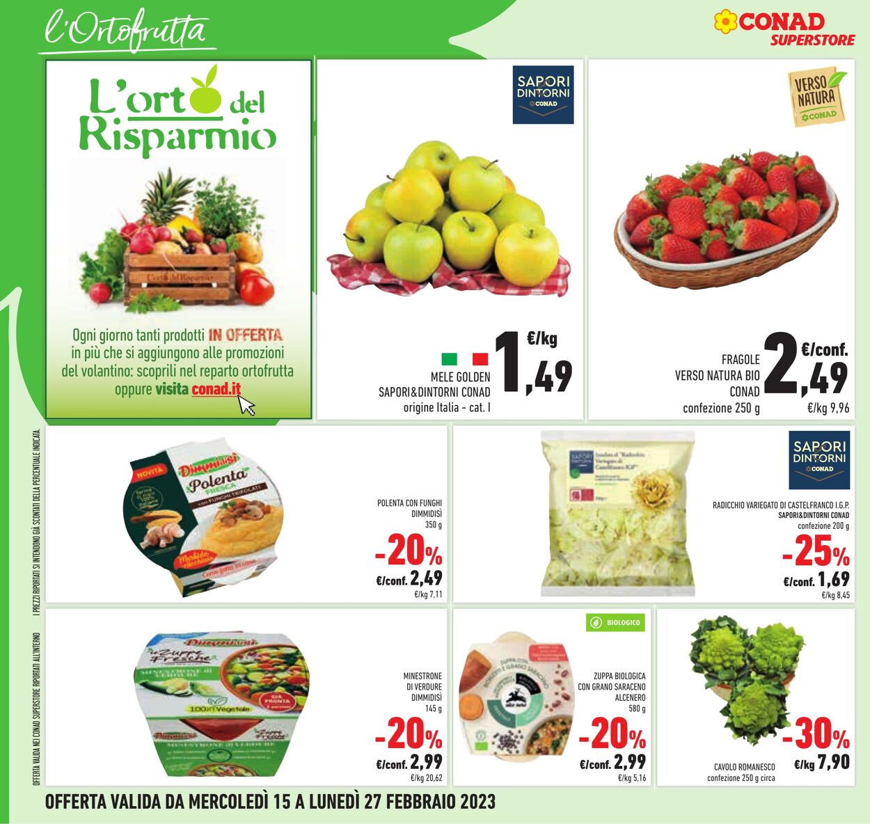 Volantino Conad 15.02.2023 - 27.02.2023