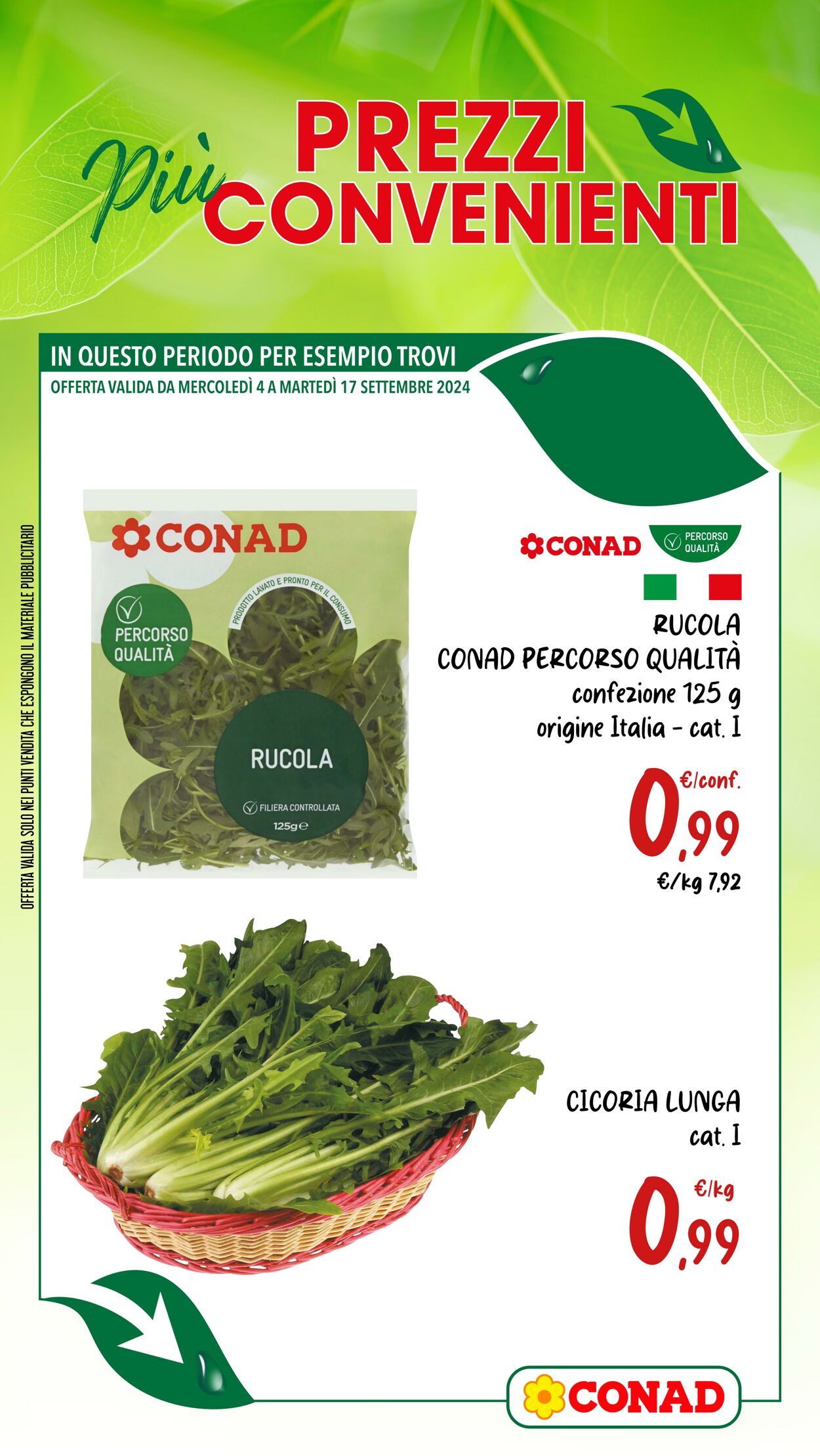 Volantino Conad 04.09.2024 - 17.09.2024