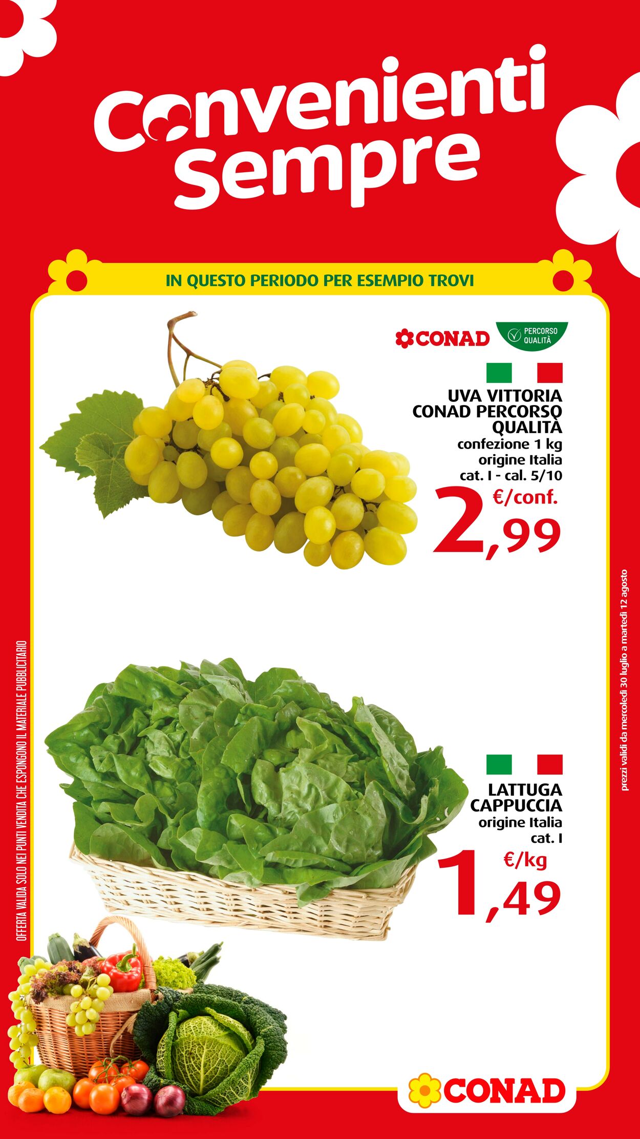 Volantino Conad 01.08.2025 - 01.08.2025