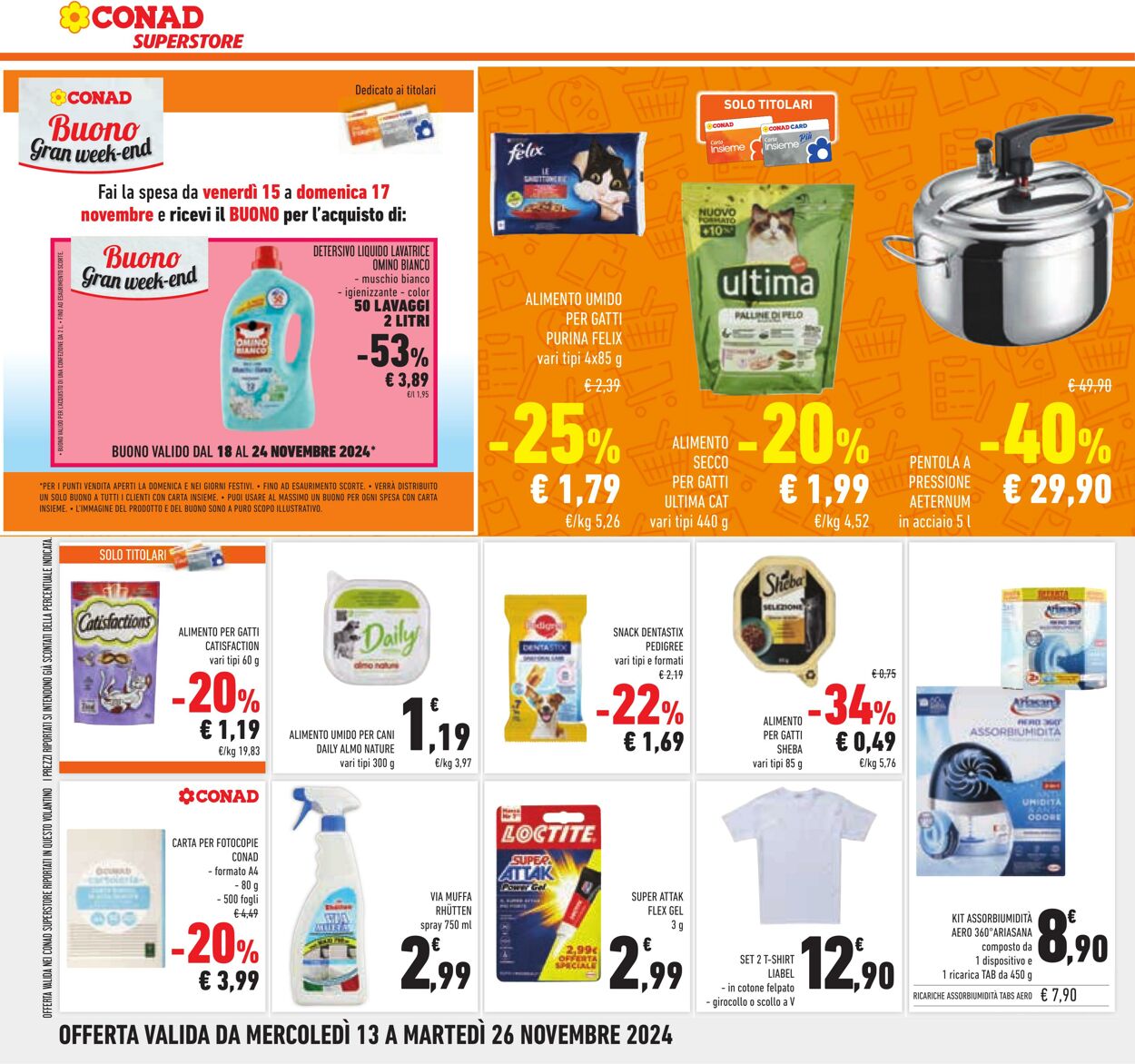 Volantino Conad 13.11.2024 - 26.11.2024