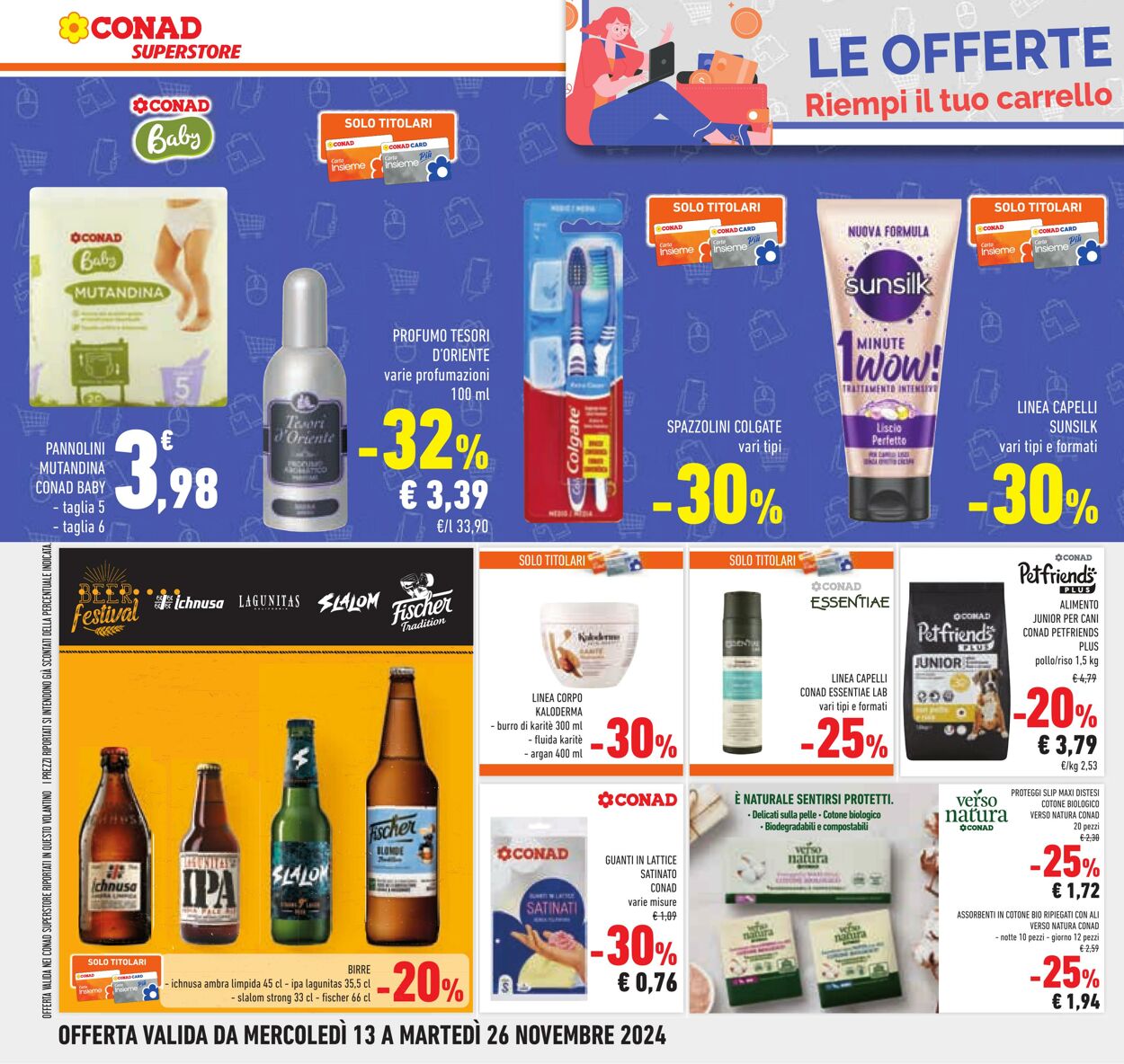 Volantino Conad 13.11.2024 - 26.11.2024