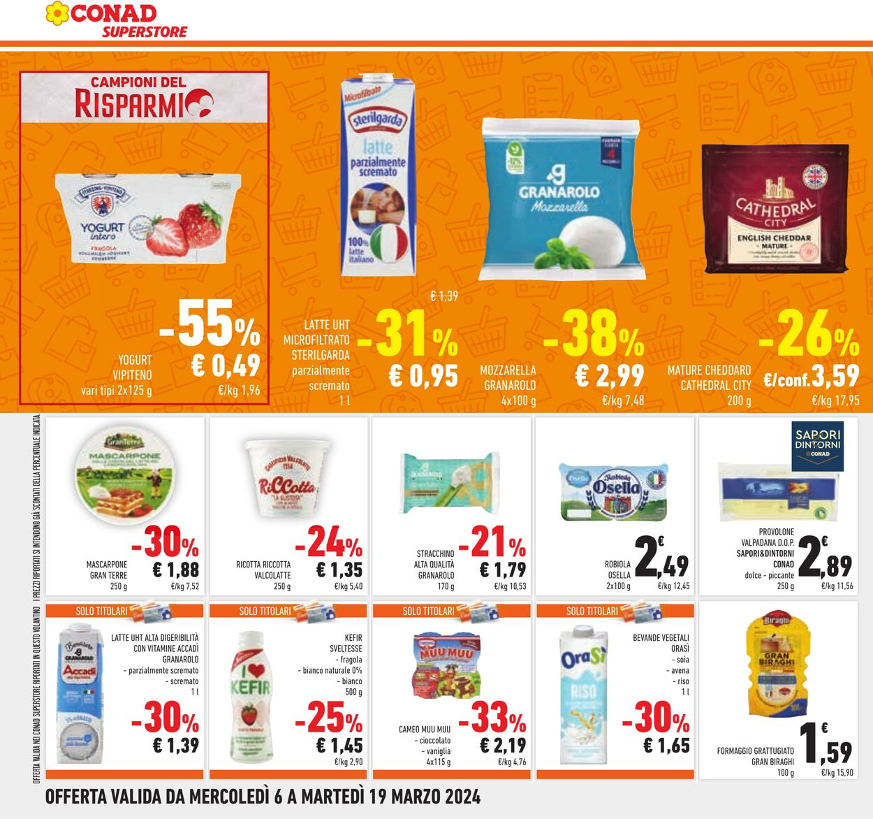 Volantino Conad 06.03.2024 - 19.03.2024