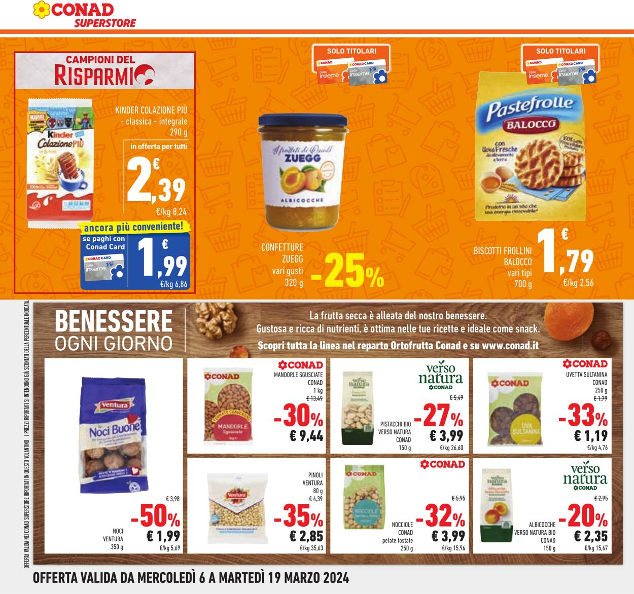 Volantino Conad 06.03.2024 - 19.03.2024