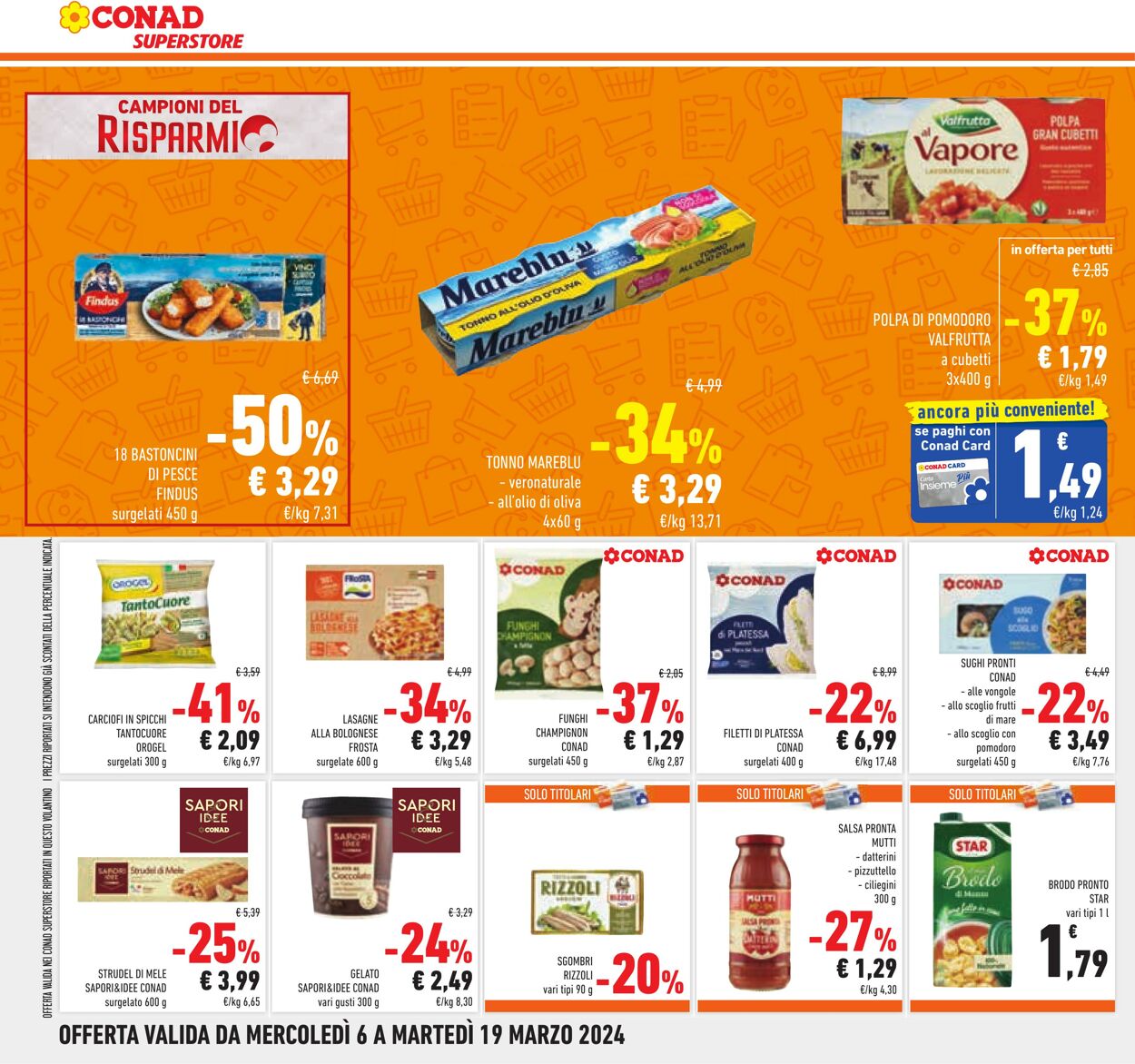 Volantino Conad 06.03.2024 - 19.03.2024