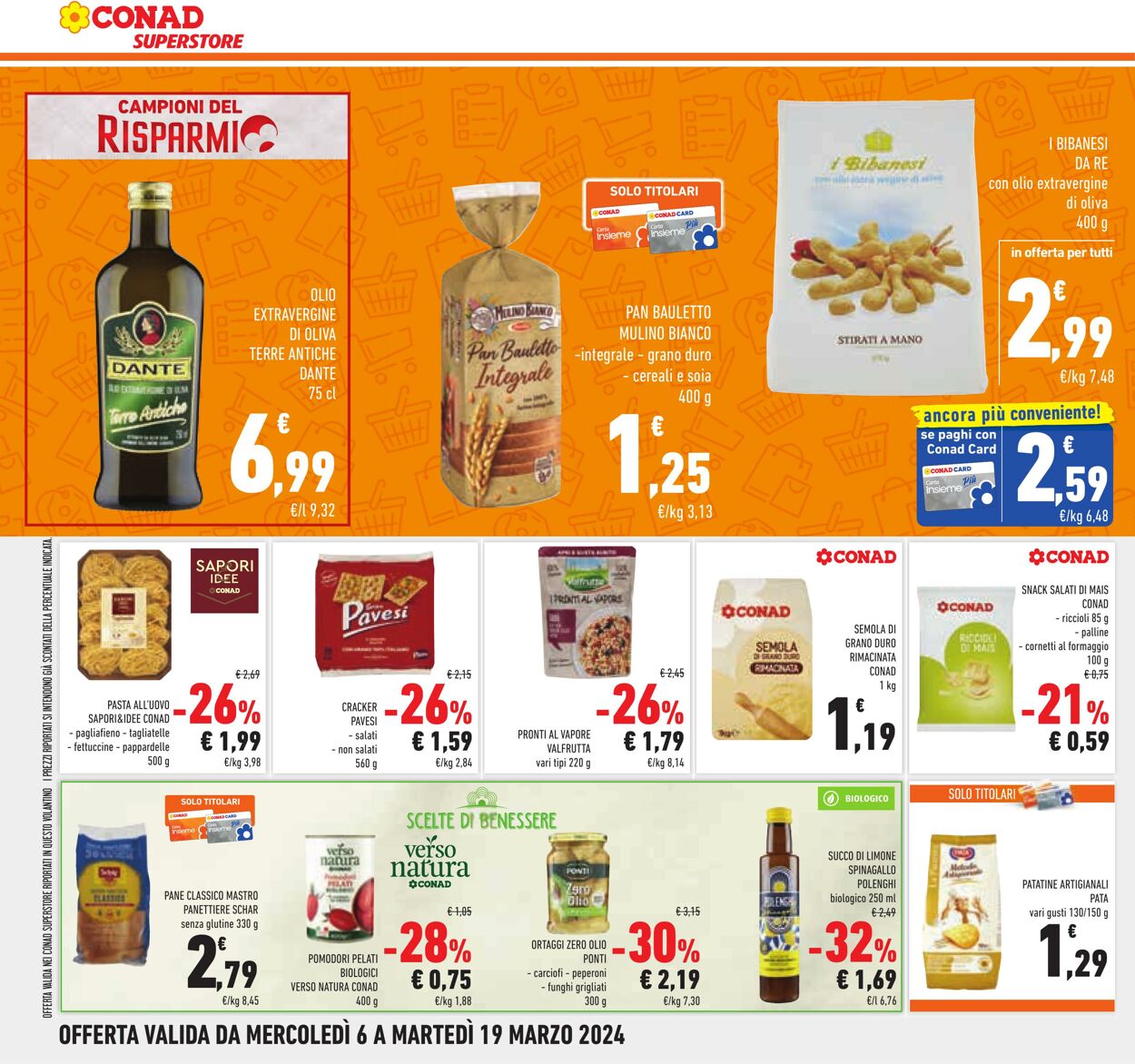 Volantino Conad 06.03.2024 - 19.03.2024