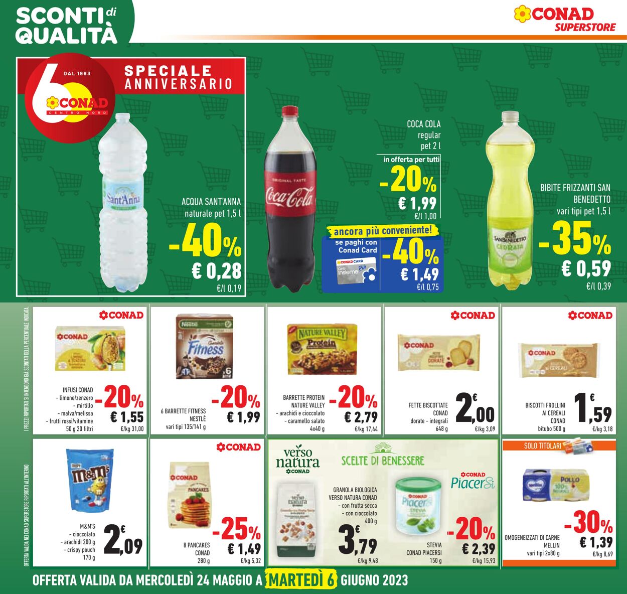 Volantino Conad 24.05.2023 - 06.06.2023