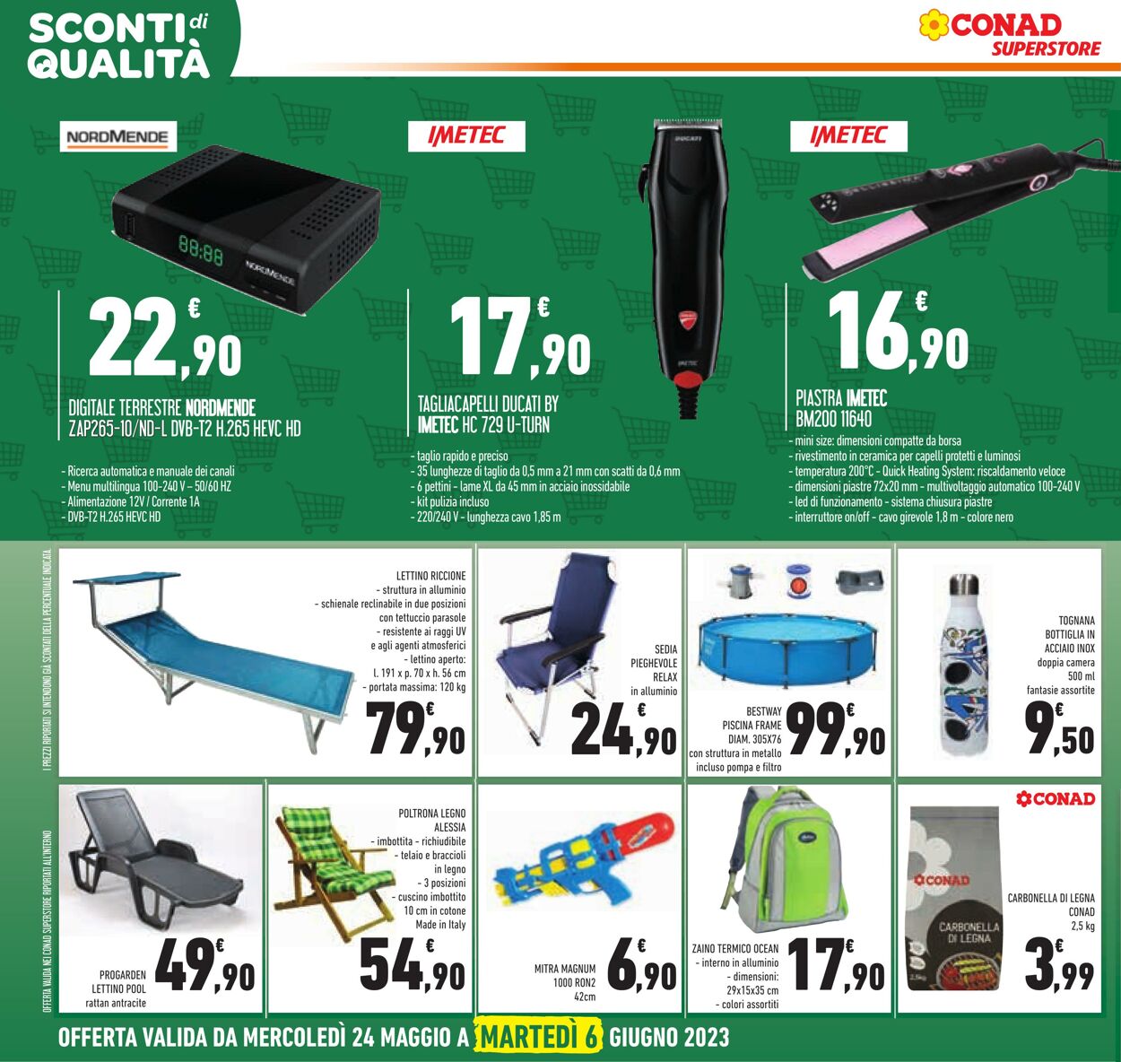 Volantino Conad 24.05.2023 - 06.06.2023