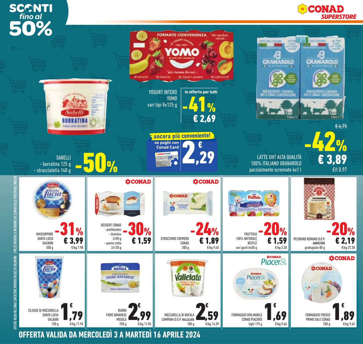 Volantino Conad 03.04.2024 - 16.04.2024