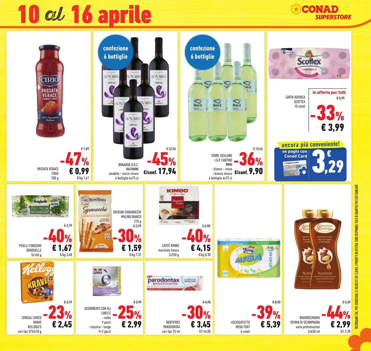 Volantino Conad 03.04.2024 - 16.04.2024