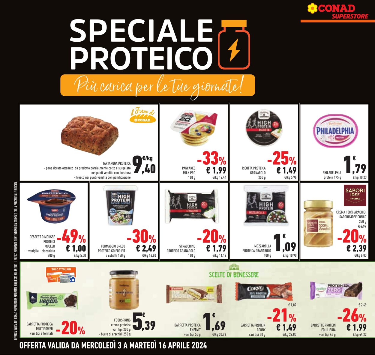 Volantino Conad 03.04.2024 - 16.04.2024