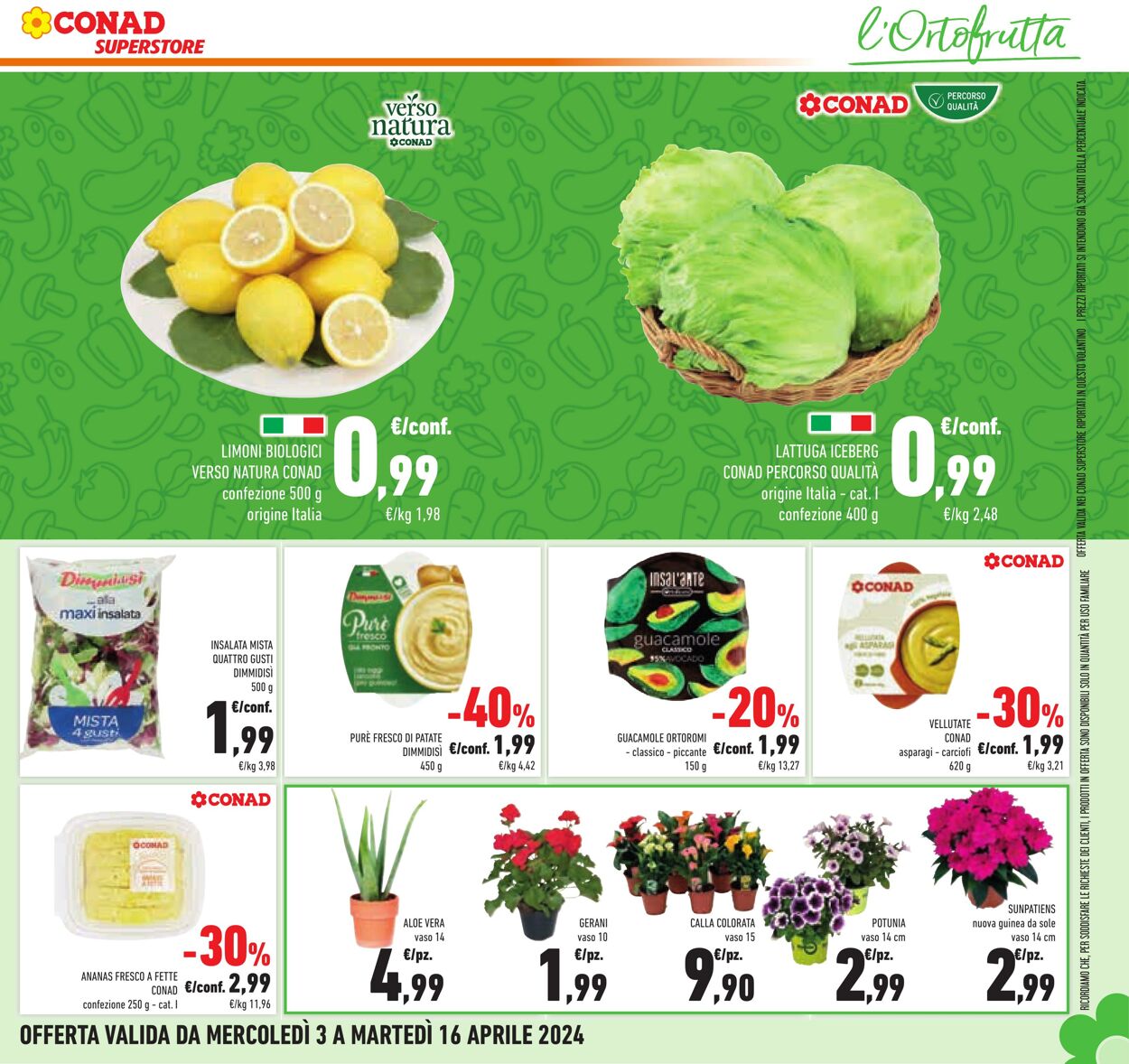 Volantino Conad 03.04.2024 - 16.04.2024