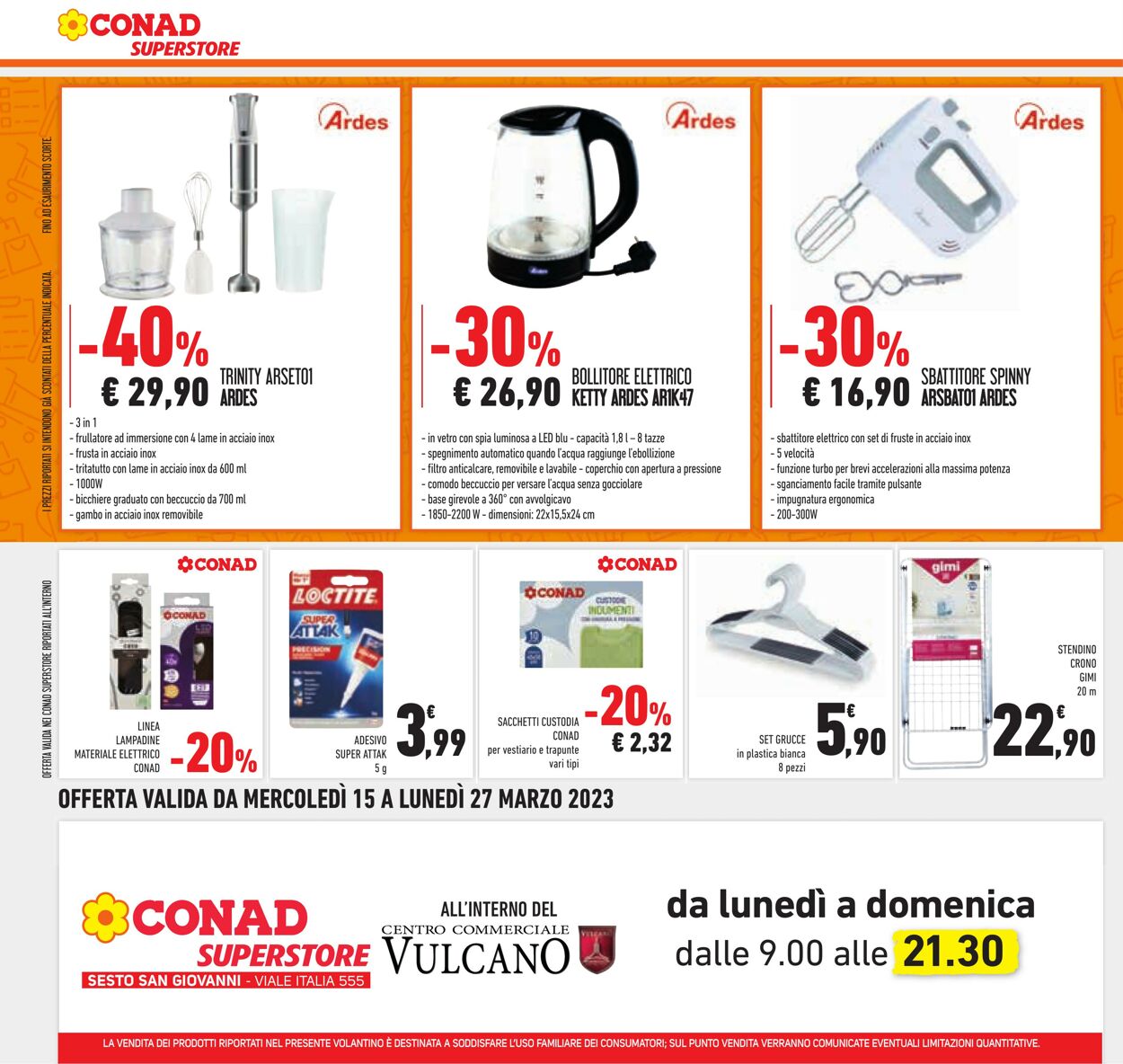 Volantino Conad 15.03.2023 - 27.03.2023