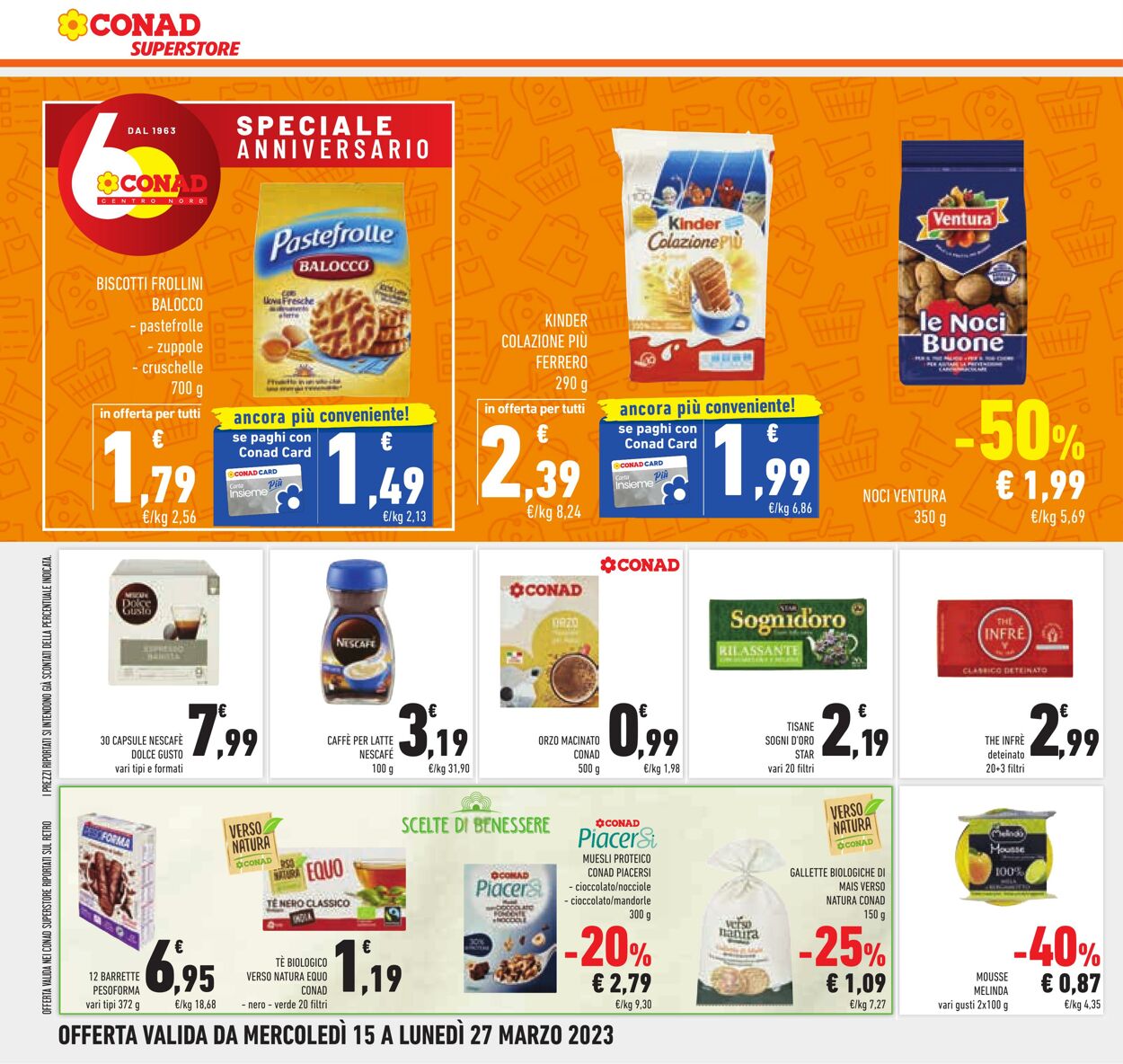 Volantino Conad 15.03.2023 - 27.03.2023