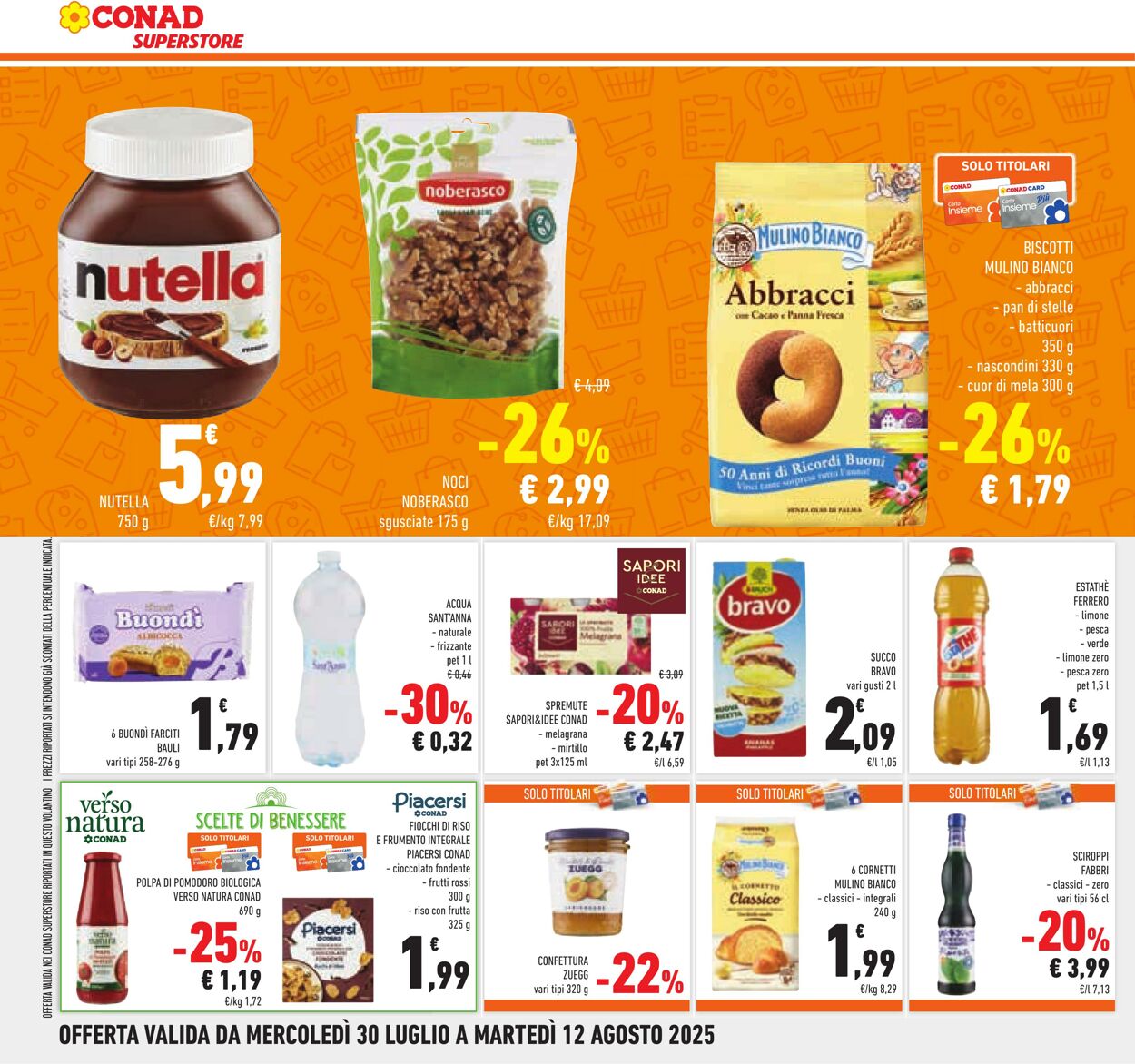 Volantino Conad 08.08.2025 - 08.08.2025