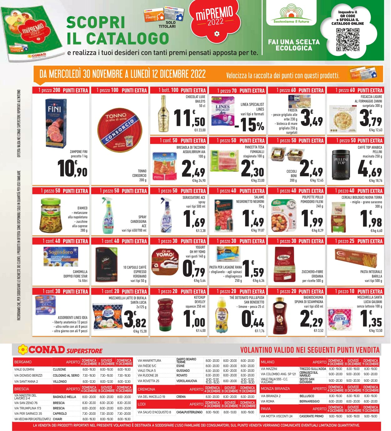 Volantino Conad 30.11.2022 - 12.12.2022