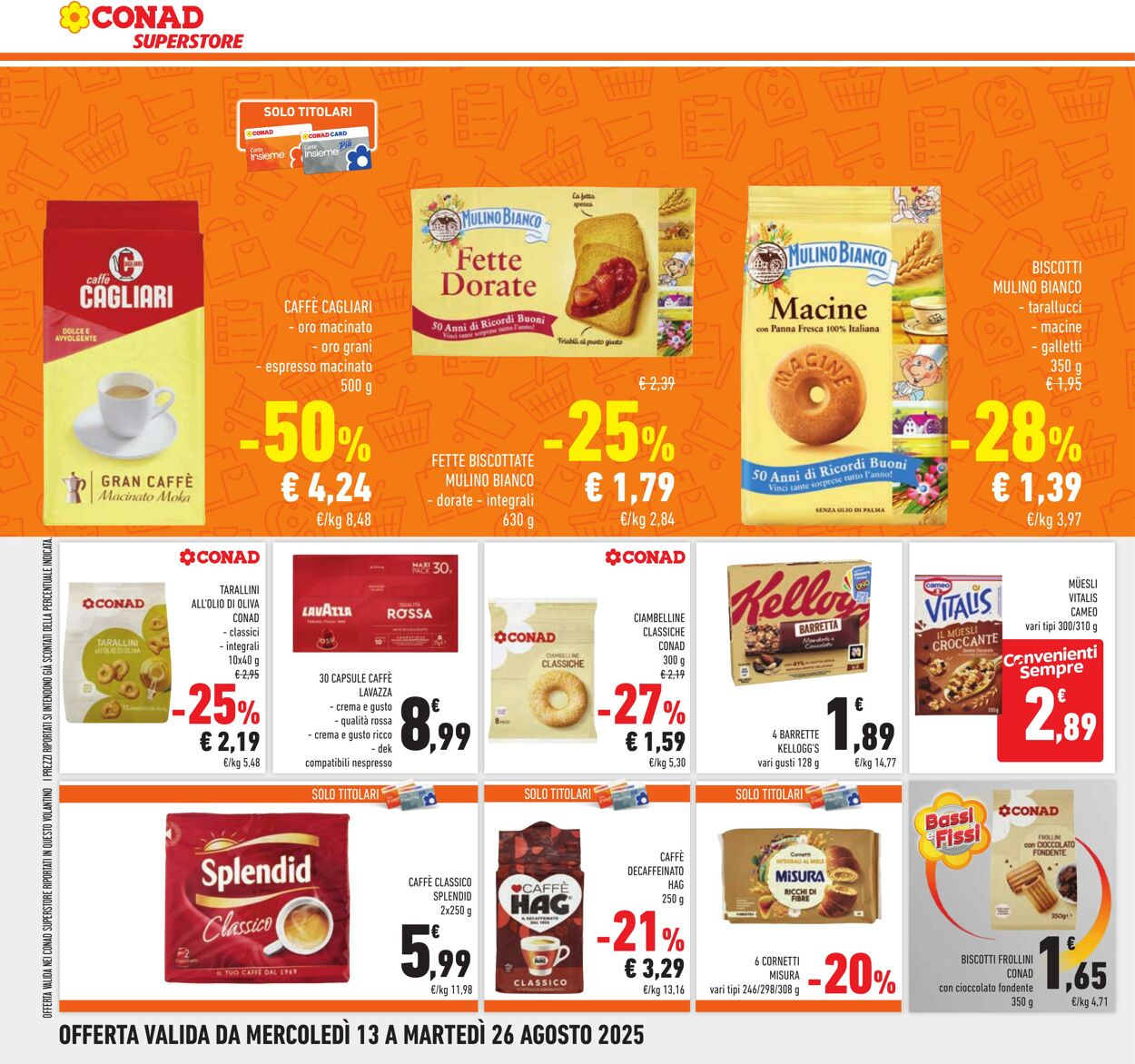 Volantino Conad 24.08.2025 - 24.08.2025