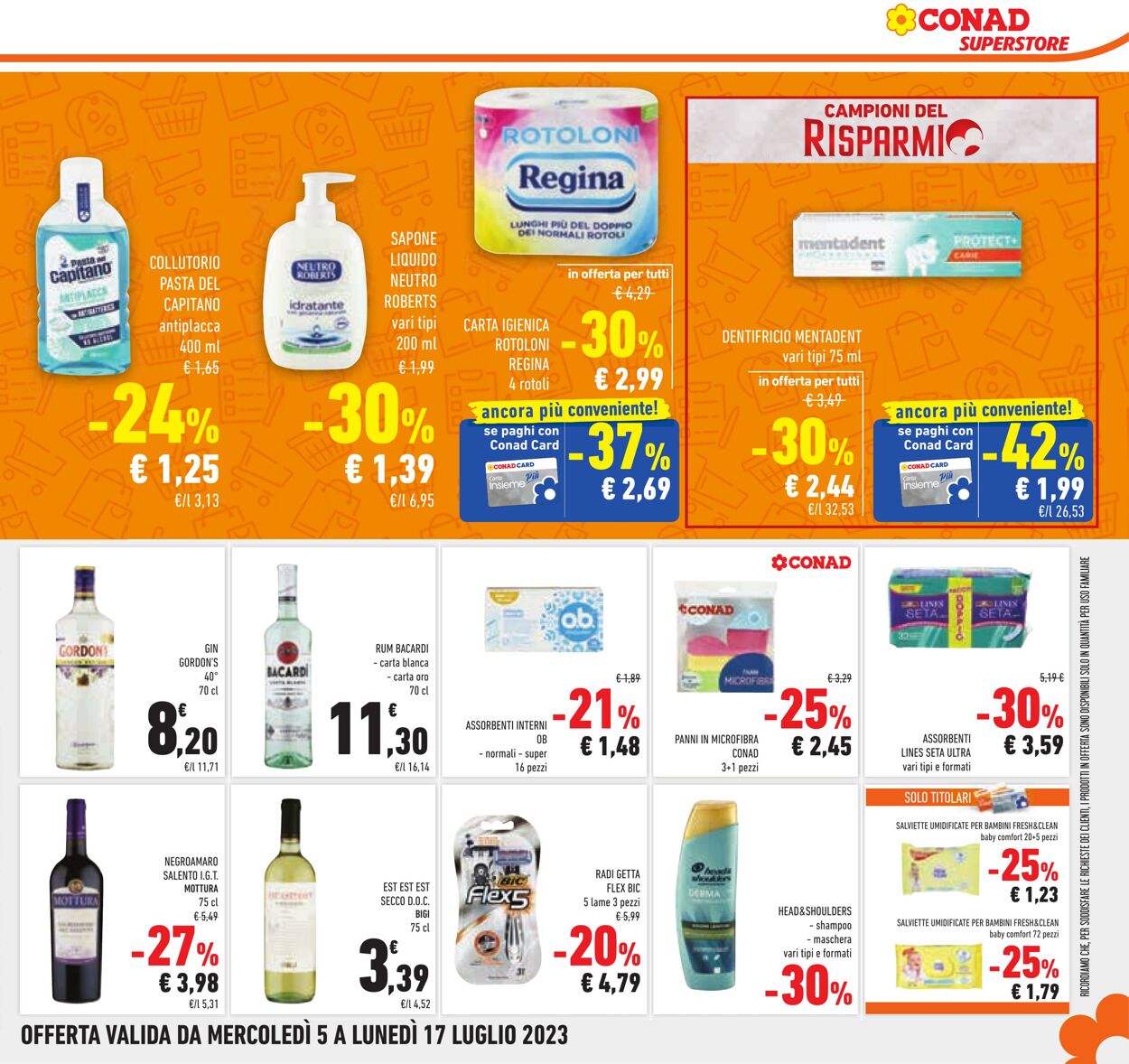 Volantino Conad 05.07.2023 - 17.07.2023